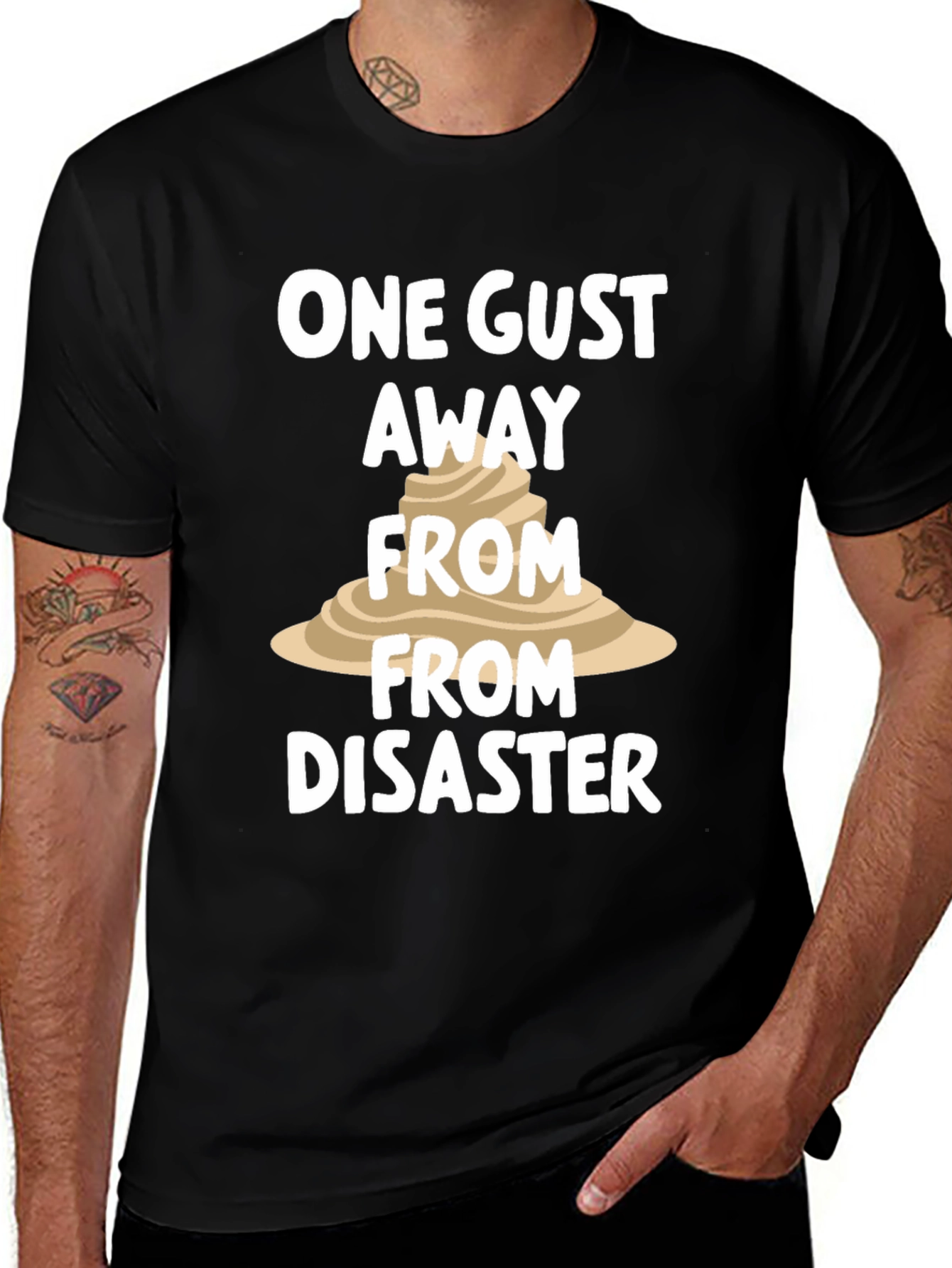 One Gust Away T-Shirt - Funny Desert Humor Tee