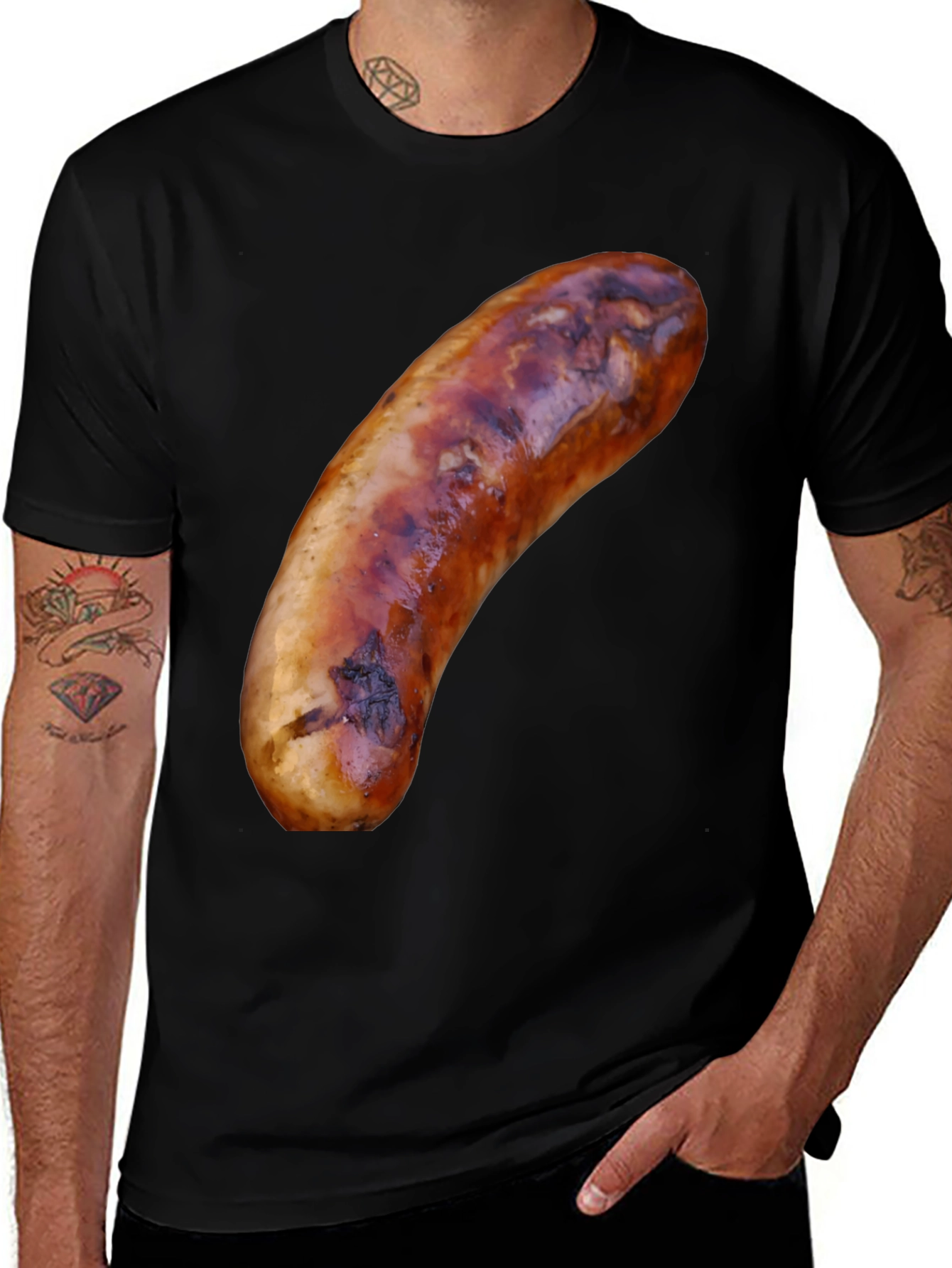 Variant 11 of Sausage Graphic T-Shirt - Bold and Unique Tee