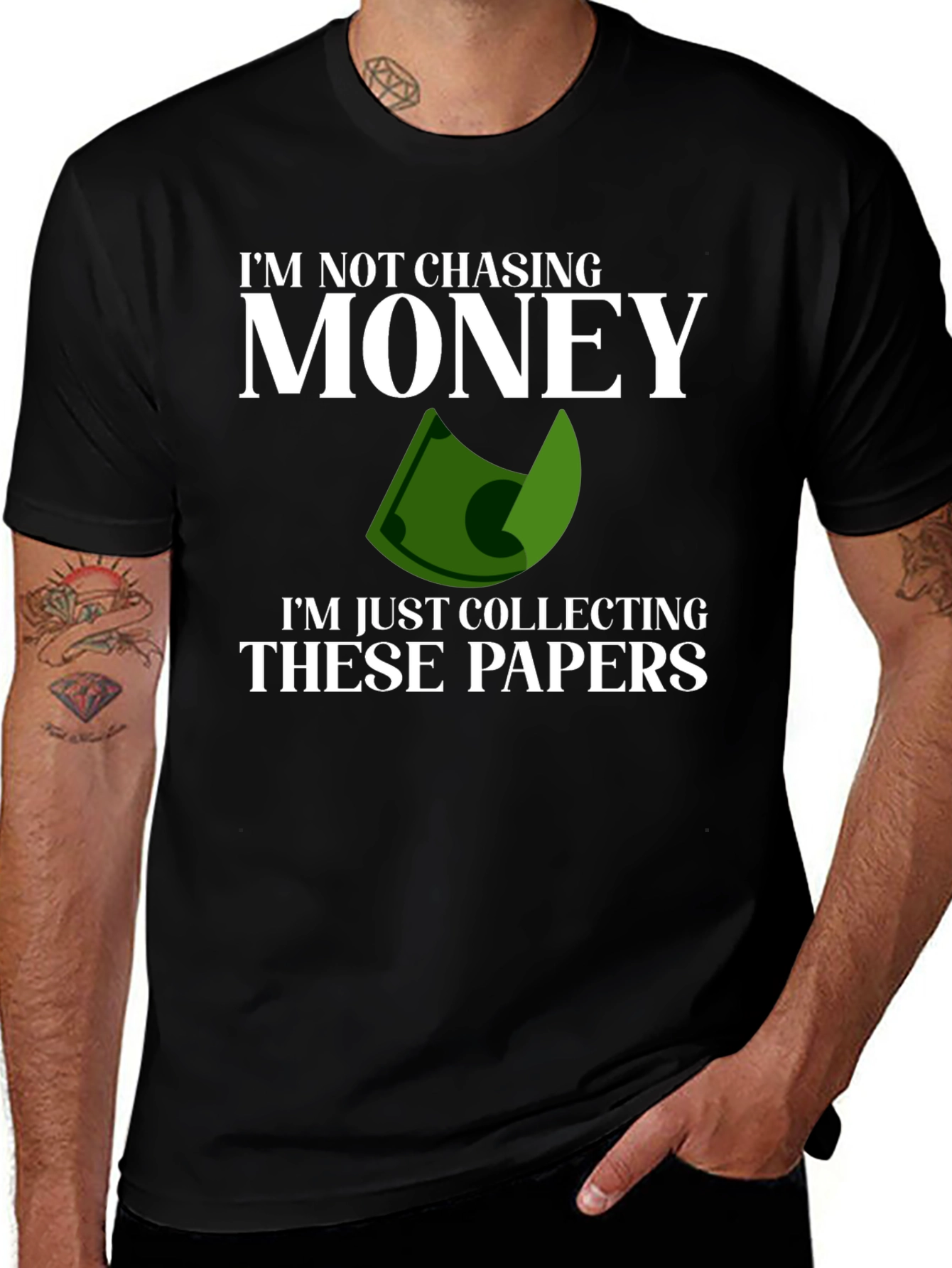 Variant 21 of Money Papers Graphic Tee