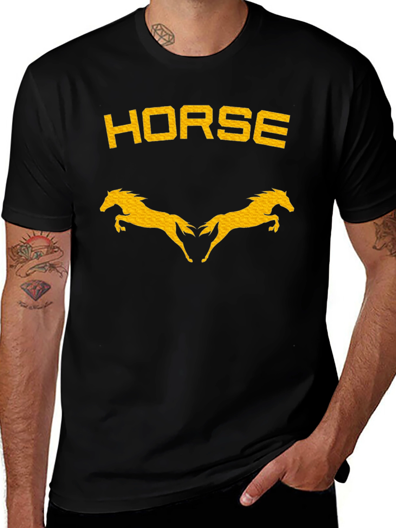 Variant 24 of Cool HORSE Graphic Tee