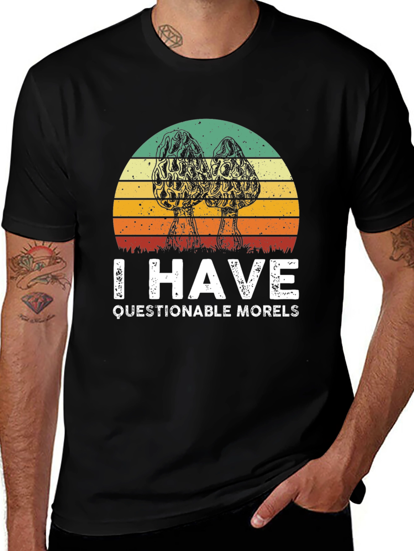 Variant 20 of Questionable Morels T-Shirt