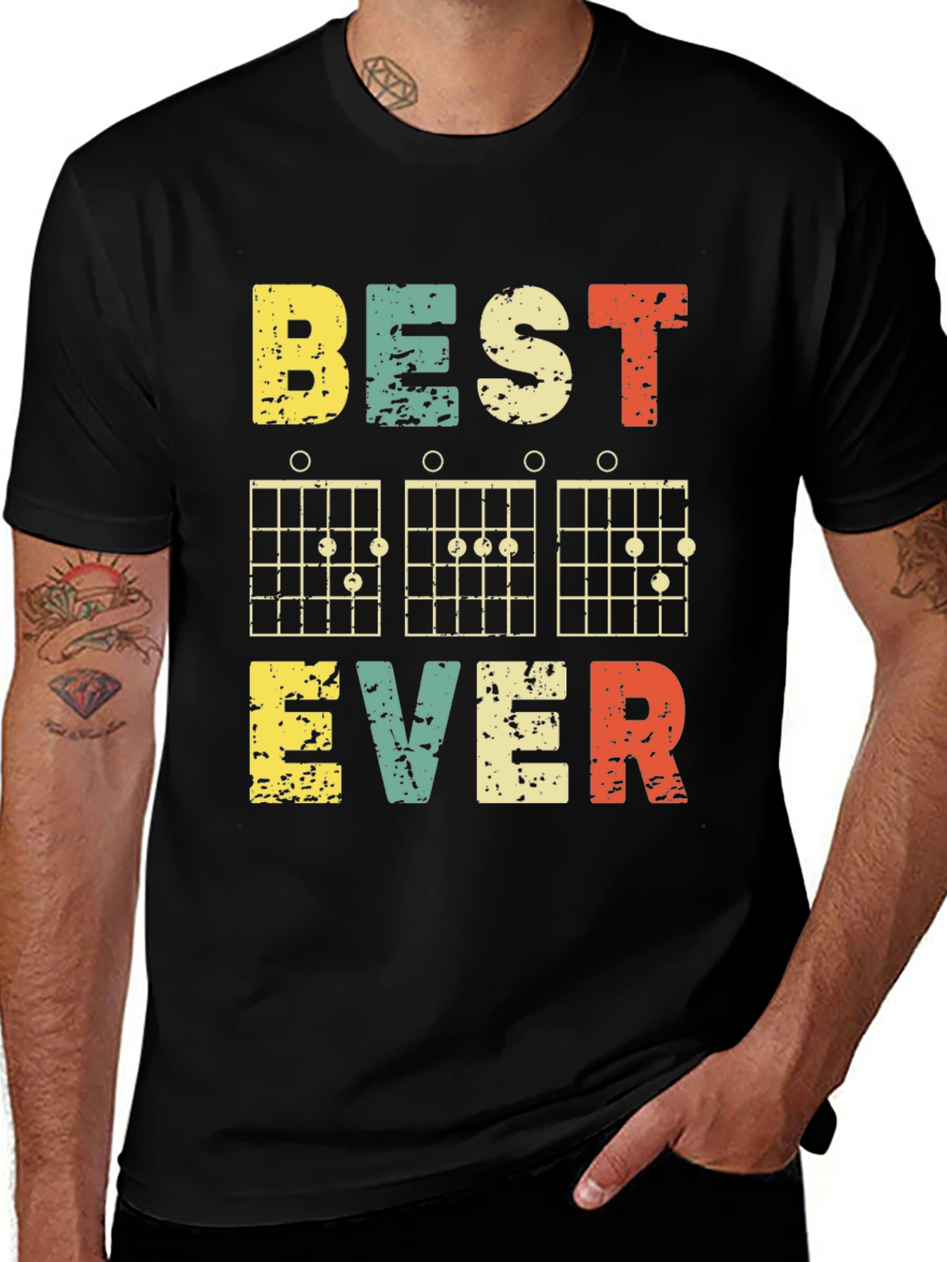 Variant 9 of Best Chord Ever T-Shirt - Guitar Player Apparel