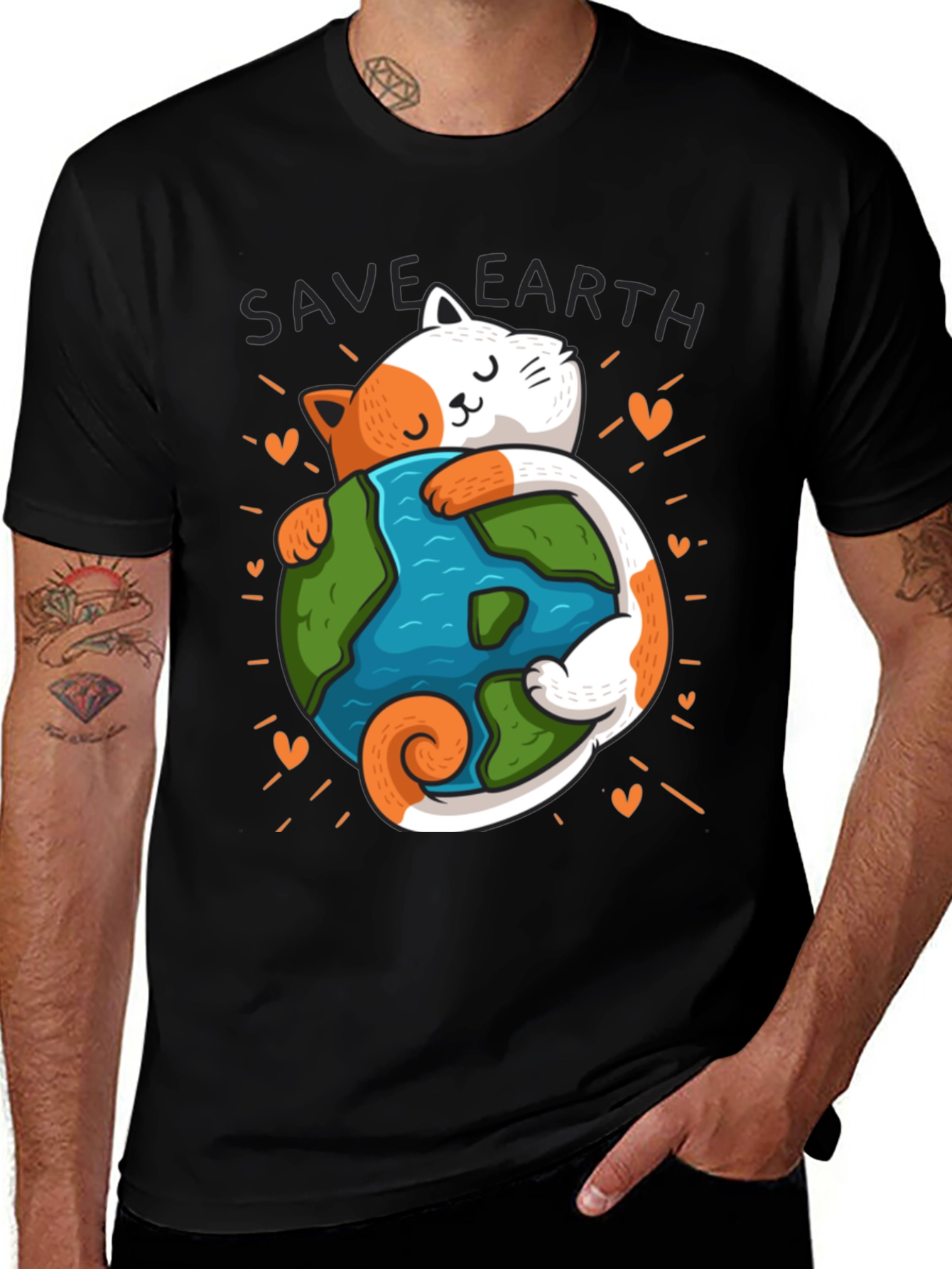 Save Earth Cat T-Shirt