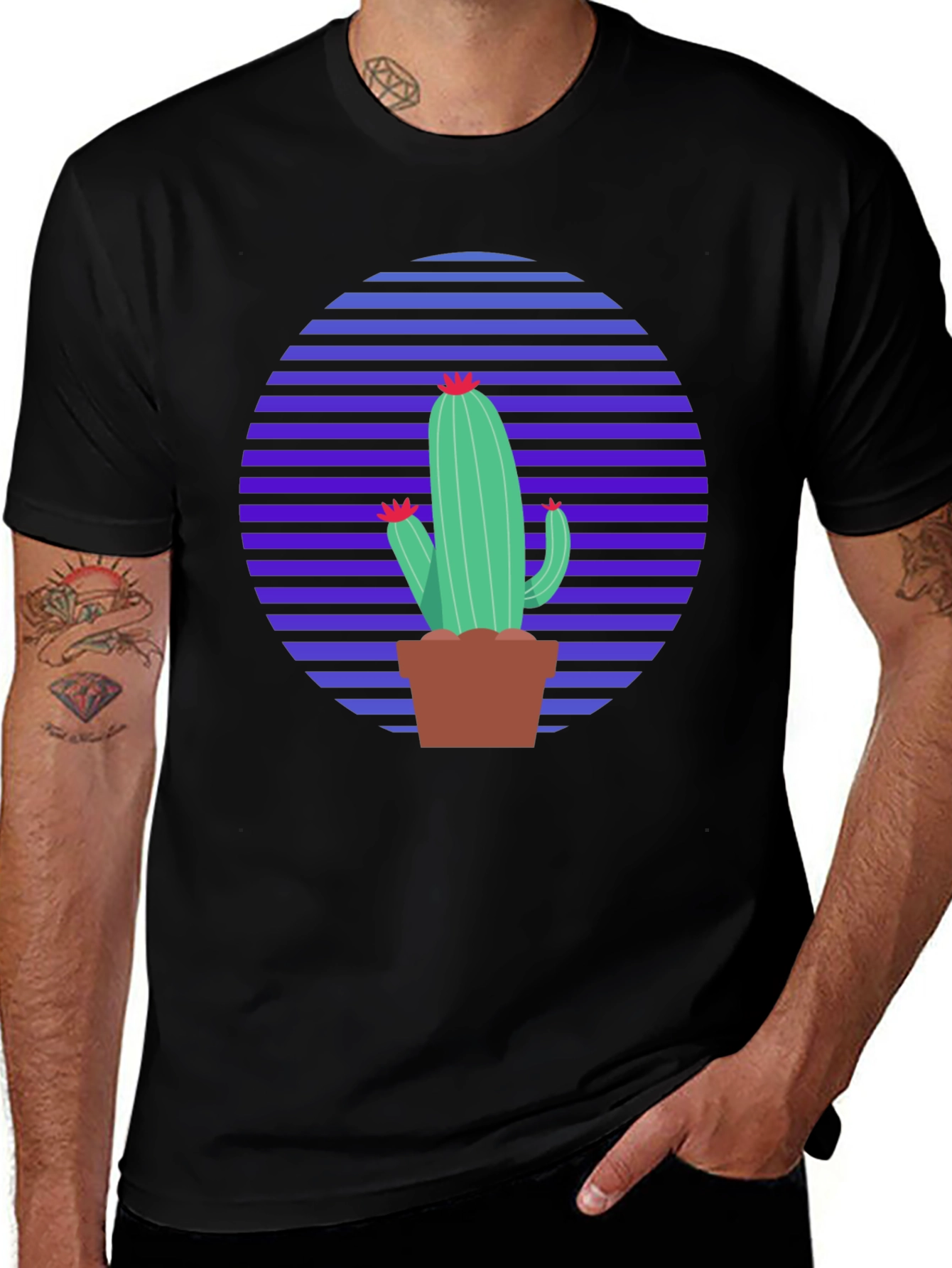 Variant 22 of Retro Cactus T-Shirt