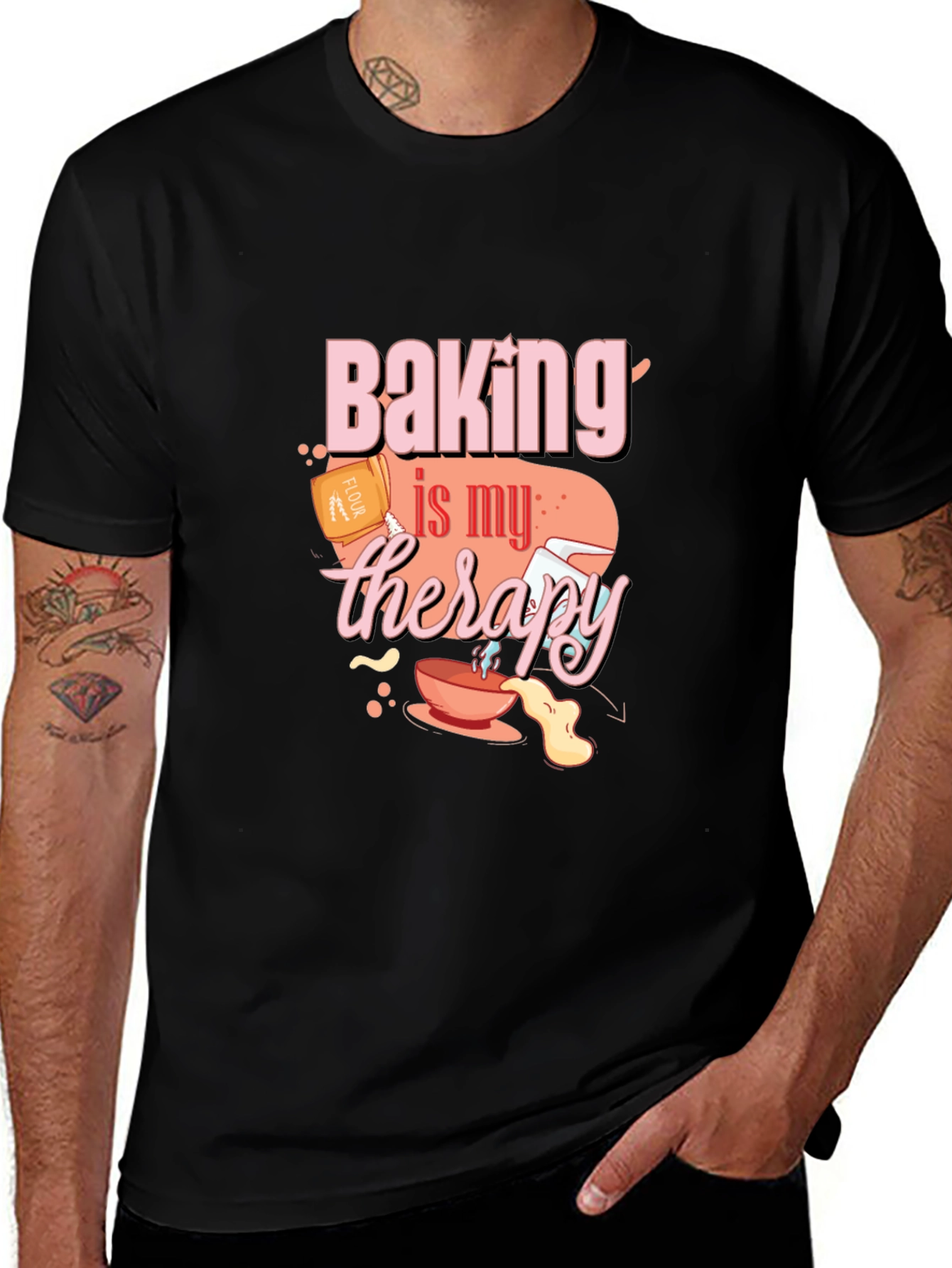 Variant 9 of Baking Therapy T-Shirt - Comfort & Style