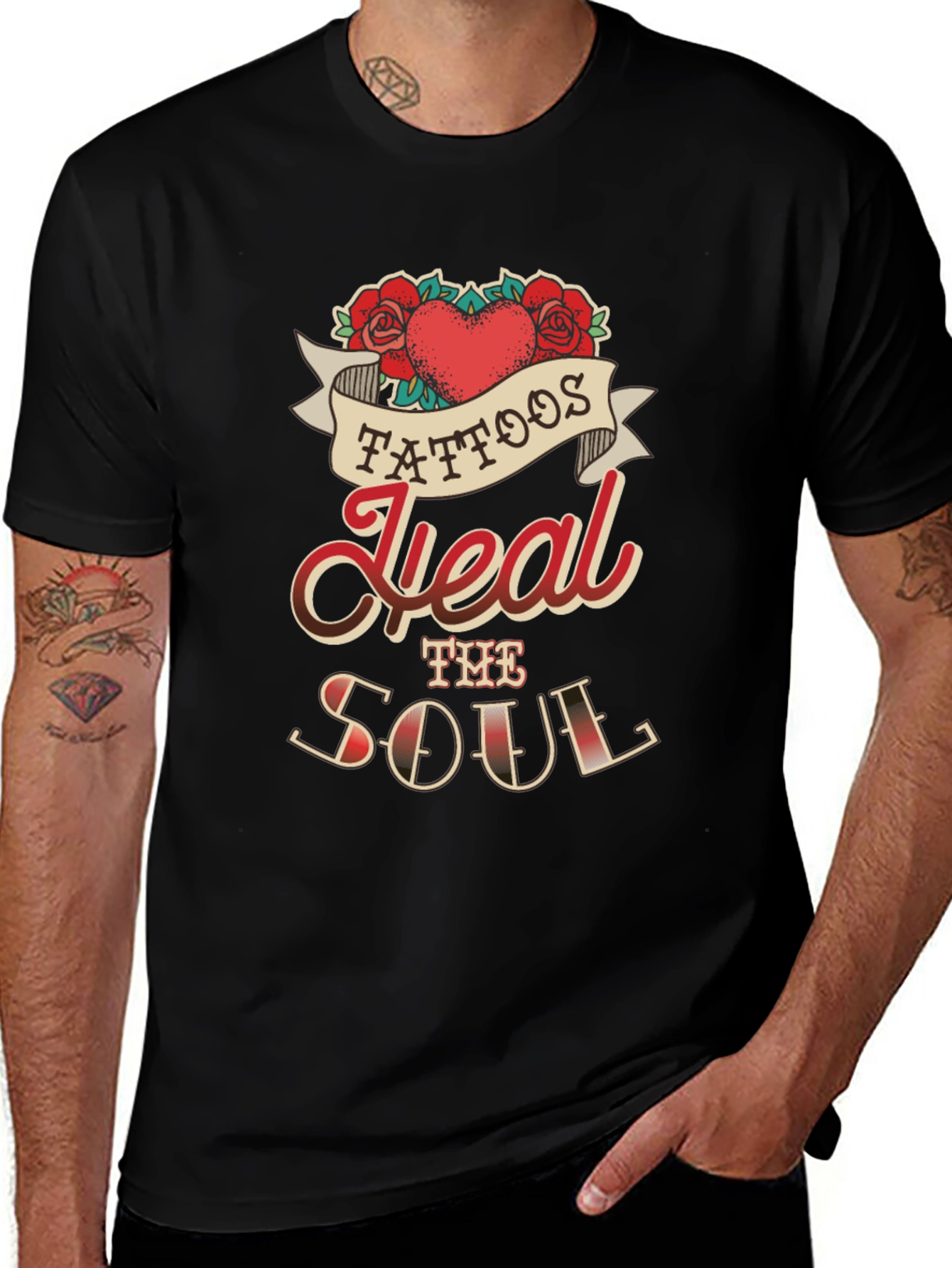 Variant 24 of Tattoos Heal The Soul Graphic Tee