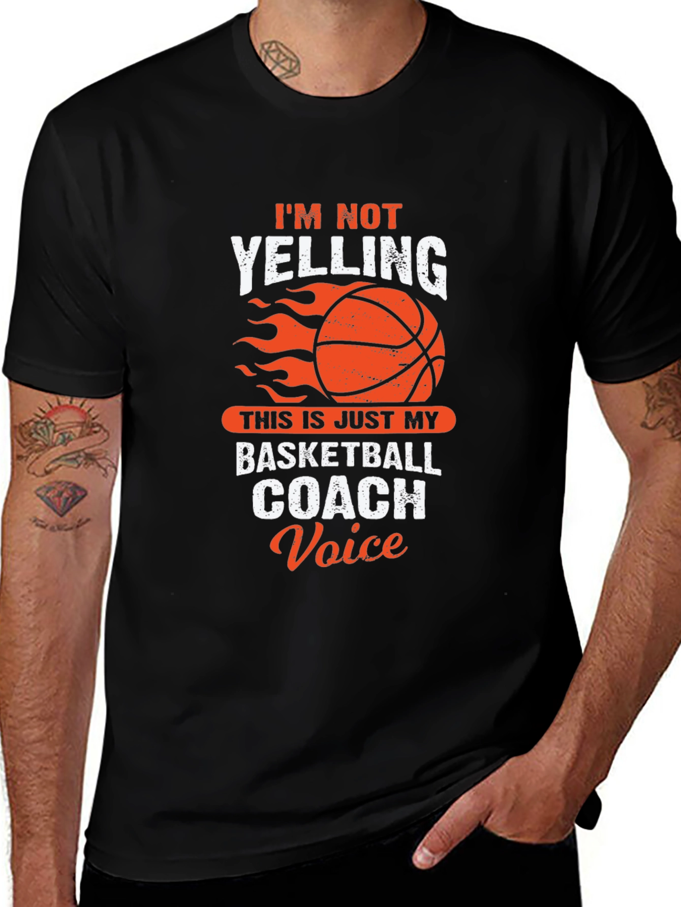 Variant 22 of Basketball Coach Voice T-Shirt