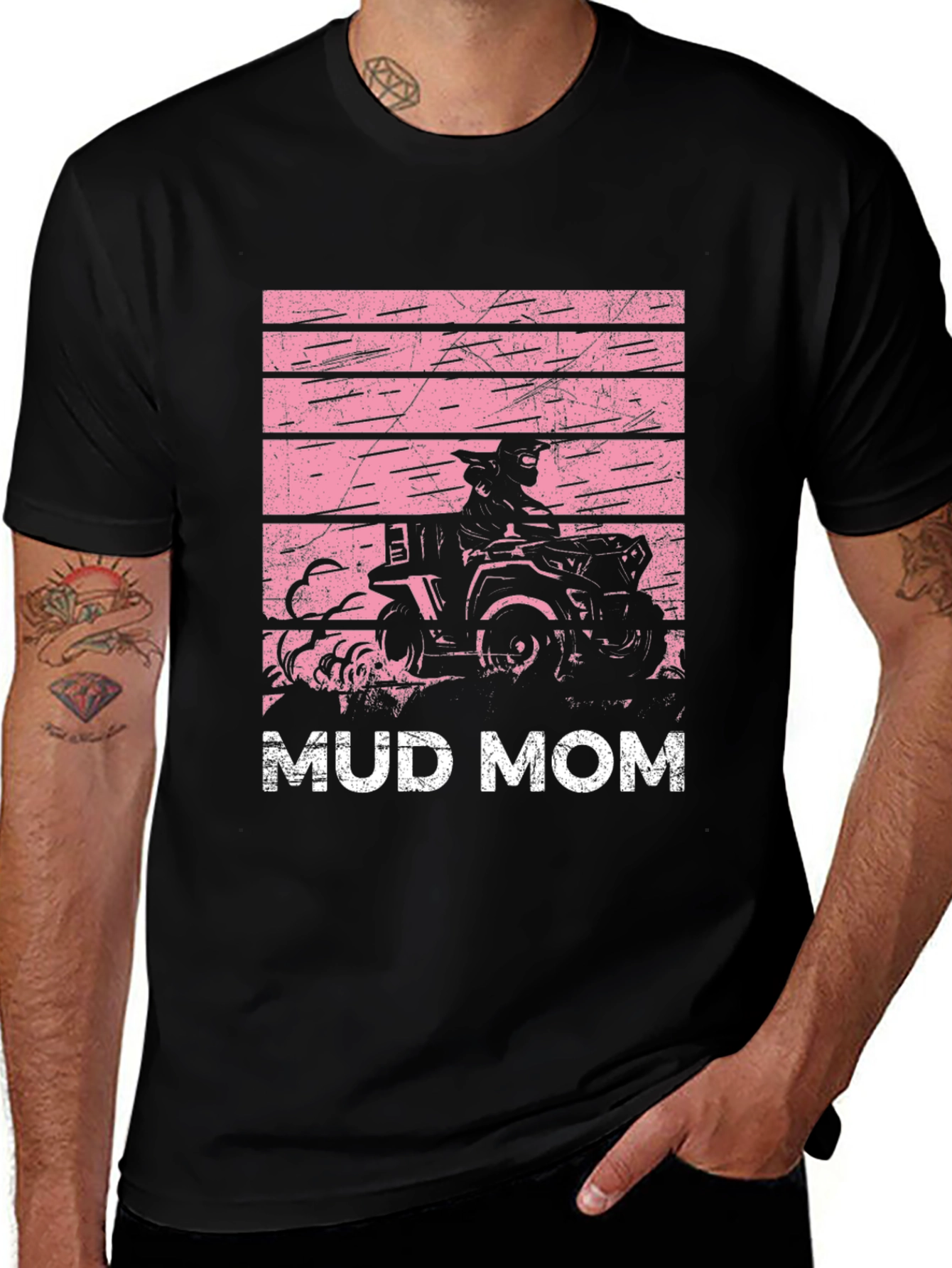Variant 23 of Mud Mom ATV T-Shirt