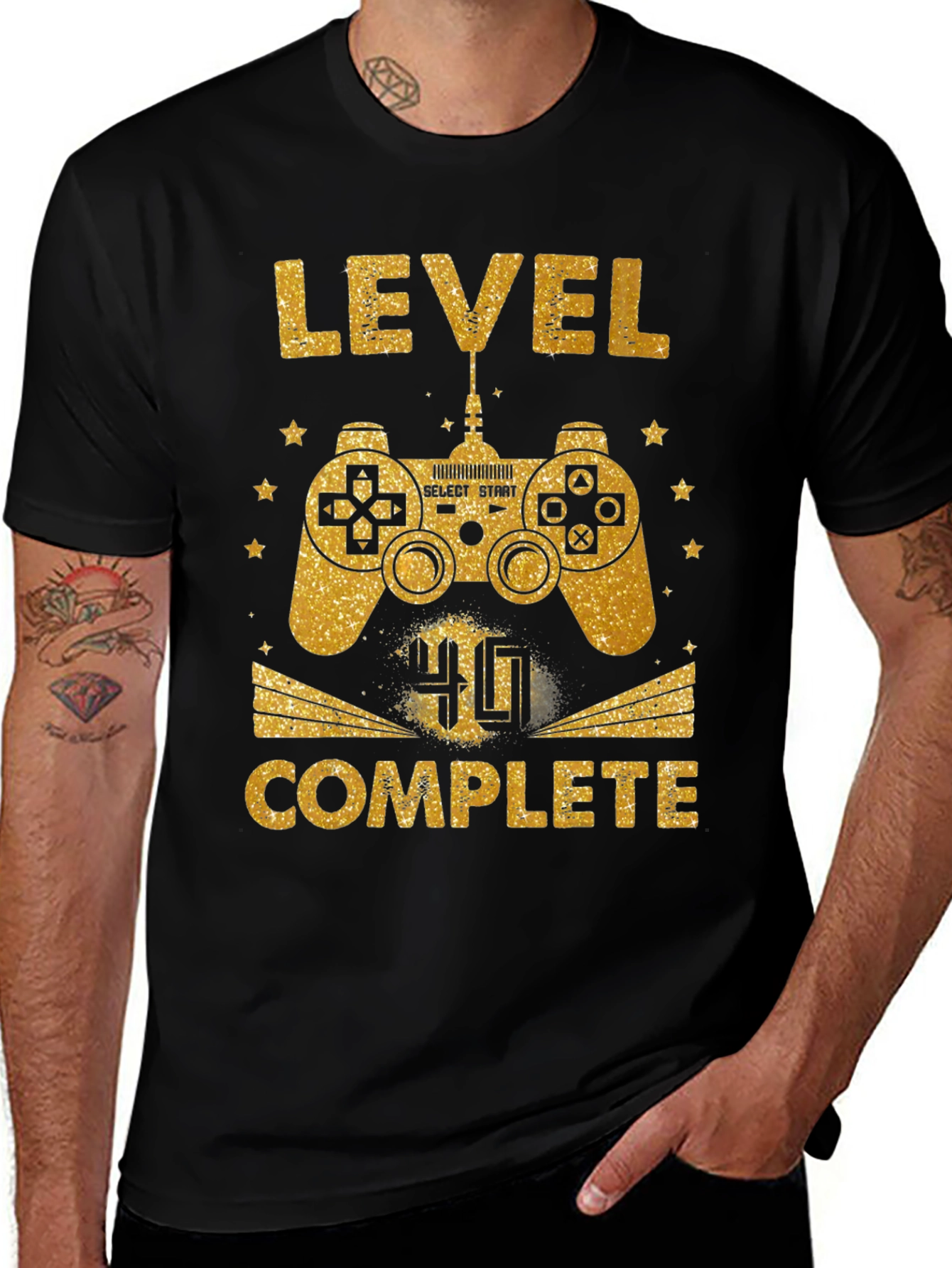 Variant 20 of Level 40 Complete Gamer T-Shirt