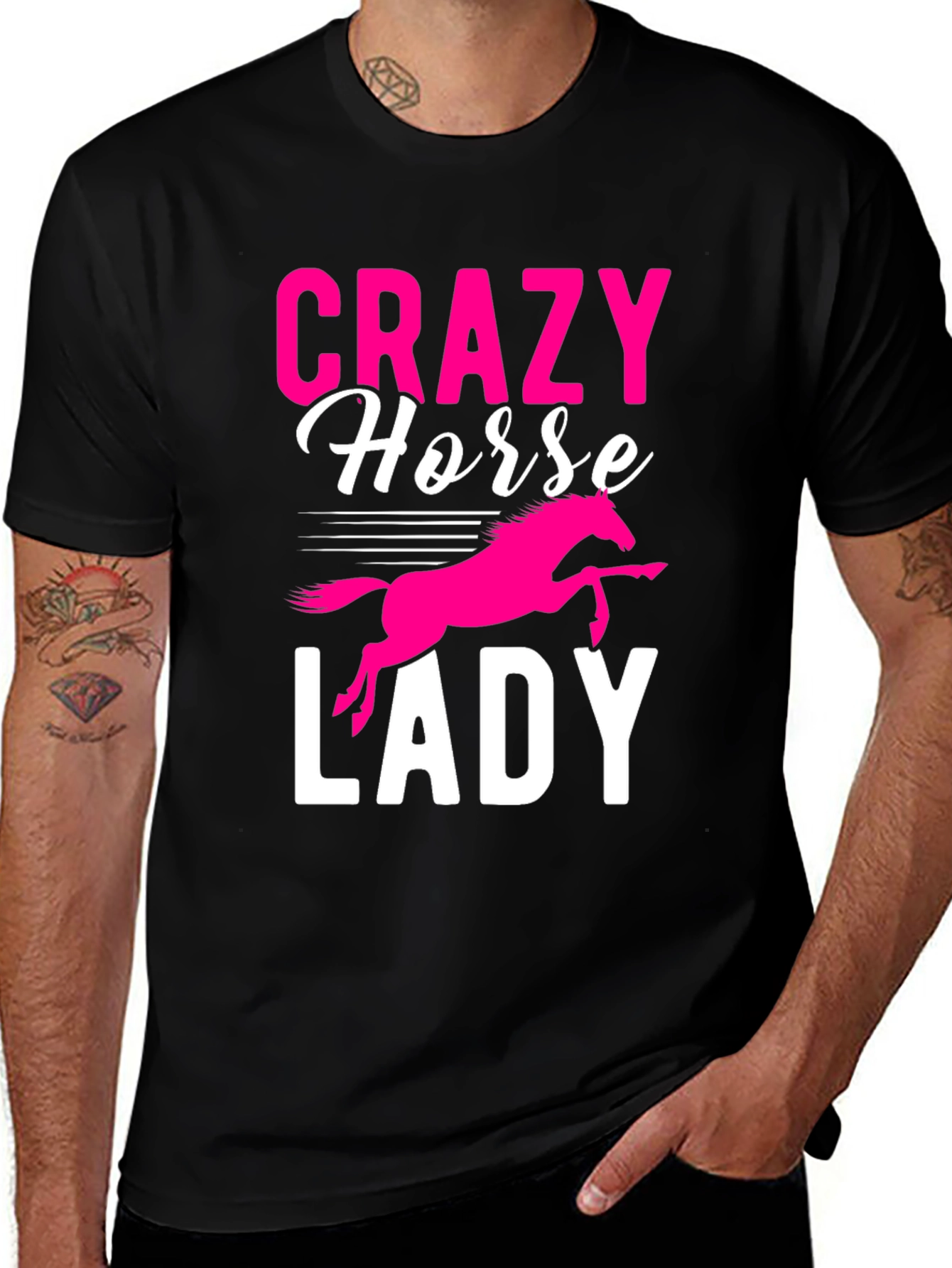 Crazy Horse Lady T-Shirt - Equestrian Apparel