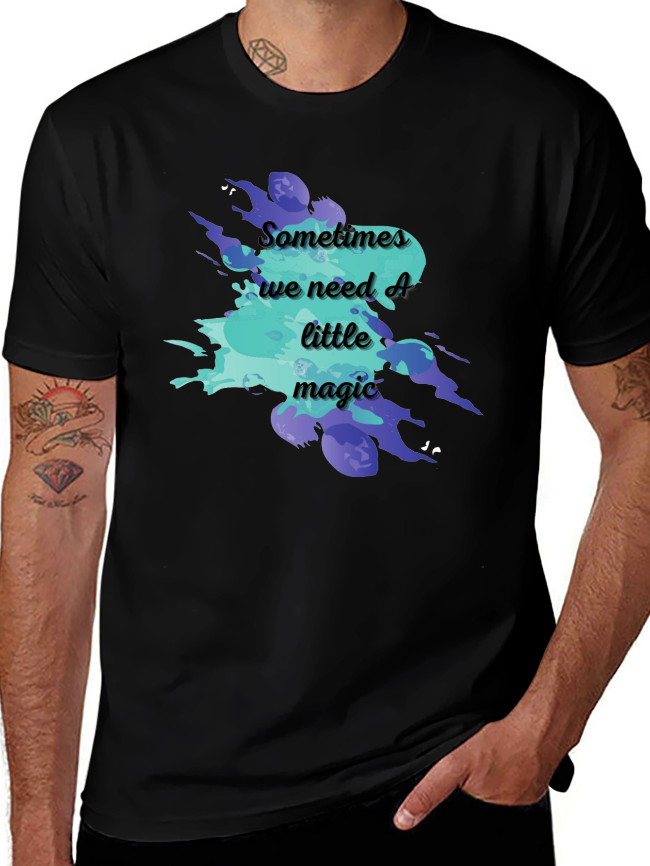 Variant 22 of Sometimes Magic T-Shirt - Stylish Graphic Tee