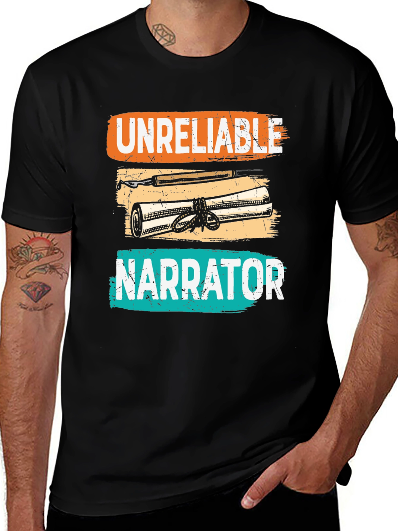 Variant 6 of Unreliable Narrator Novelty T-Shirt