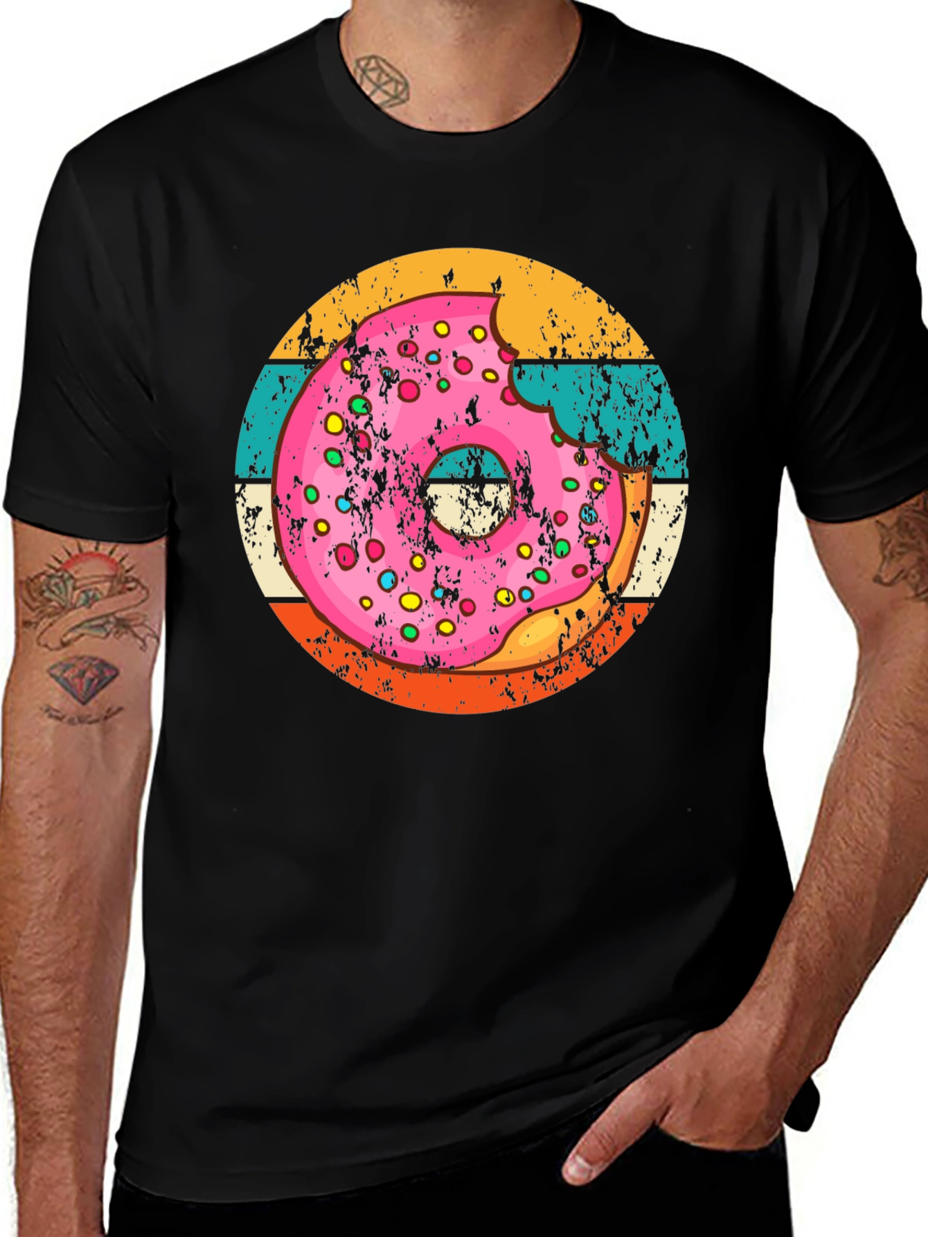 Variant 25 of Retro Donut Graphic Tee