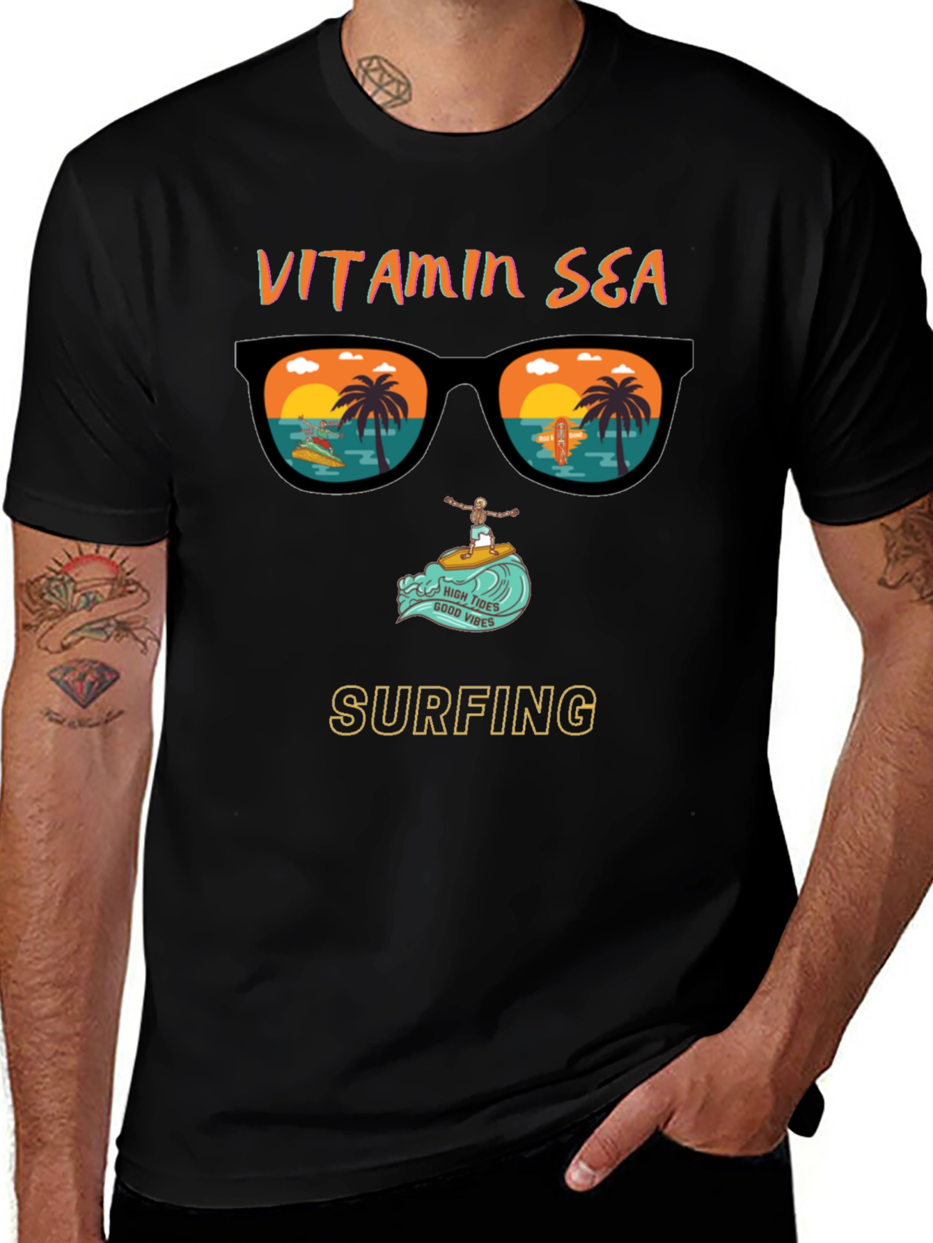Variant 12 of Vitamin Sea Surfing T-Shirt