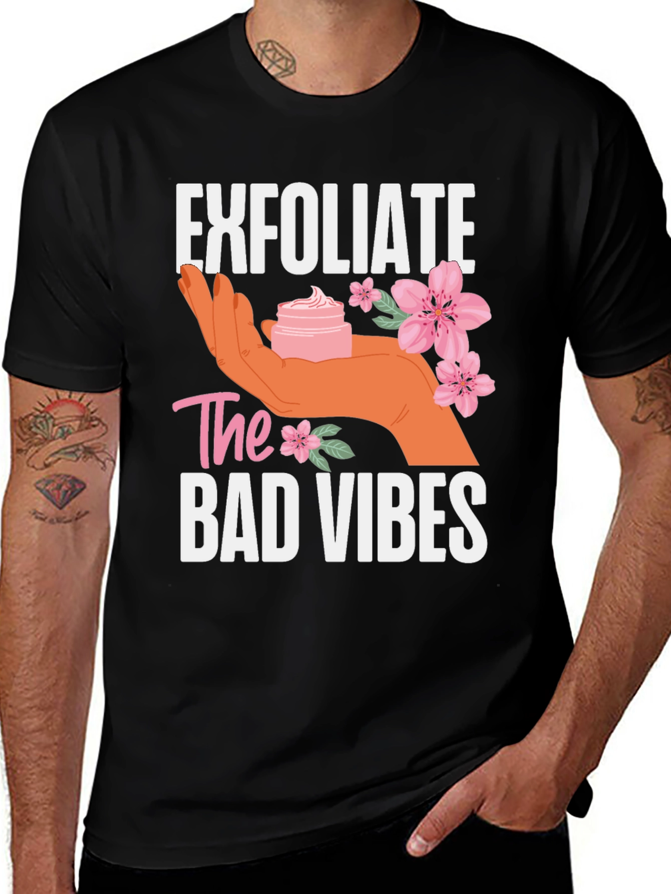 Exfoliate the Bad Vibes Graphic T-Shirt