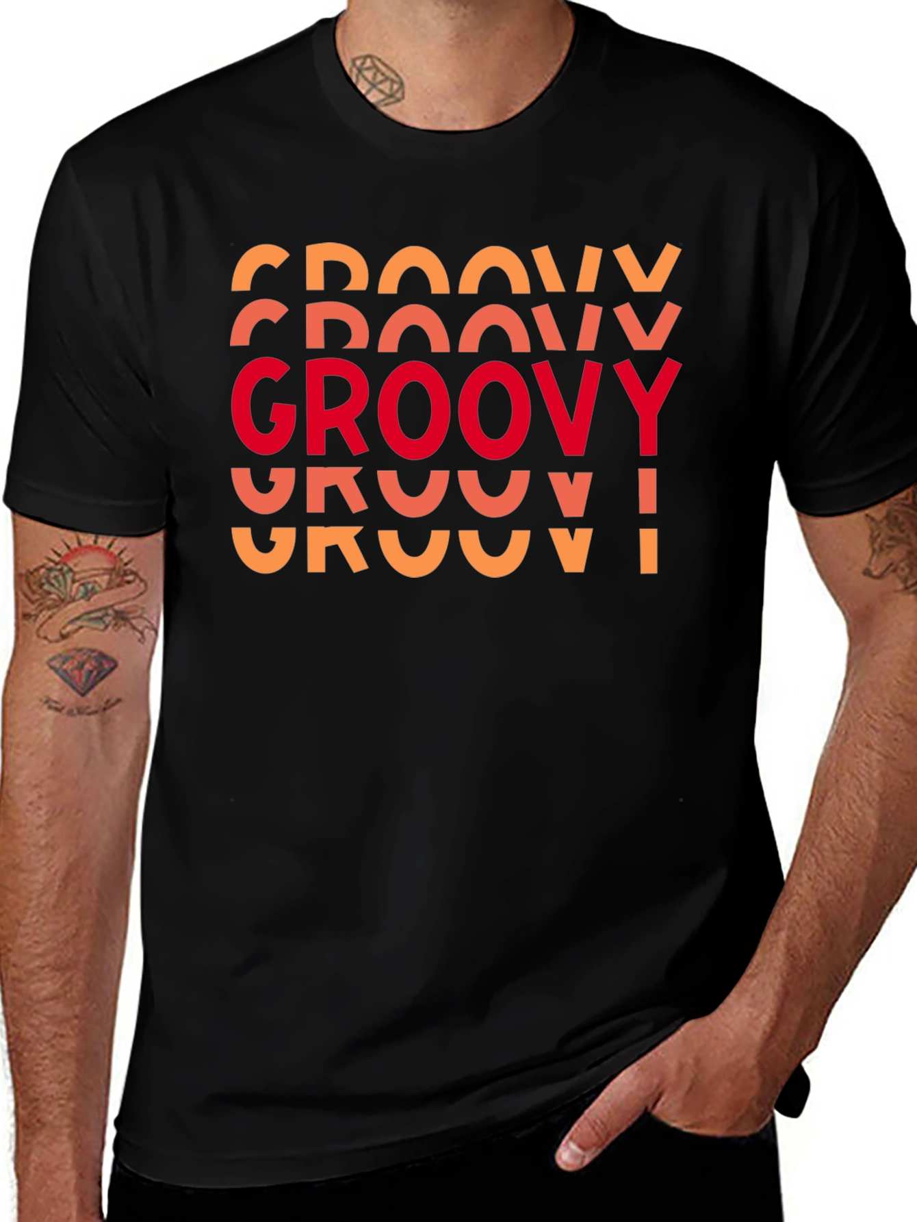 Variant 22 of Groovy Retro Graphic T-Shirt - Vintage Style Tee