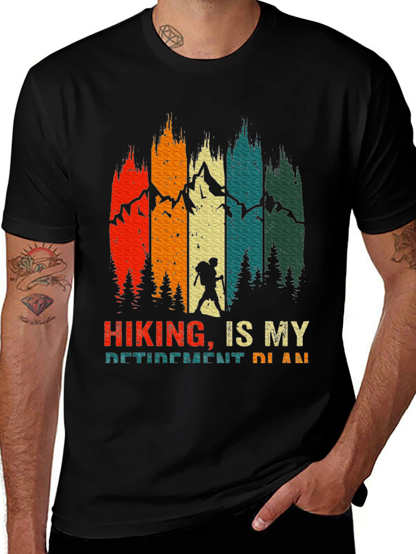 Variant 14 of Hiking Is My Retirement Plan Tee