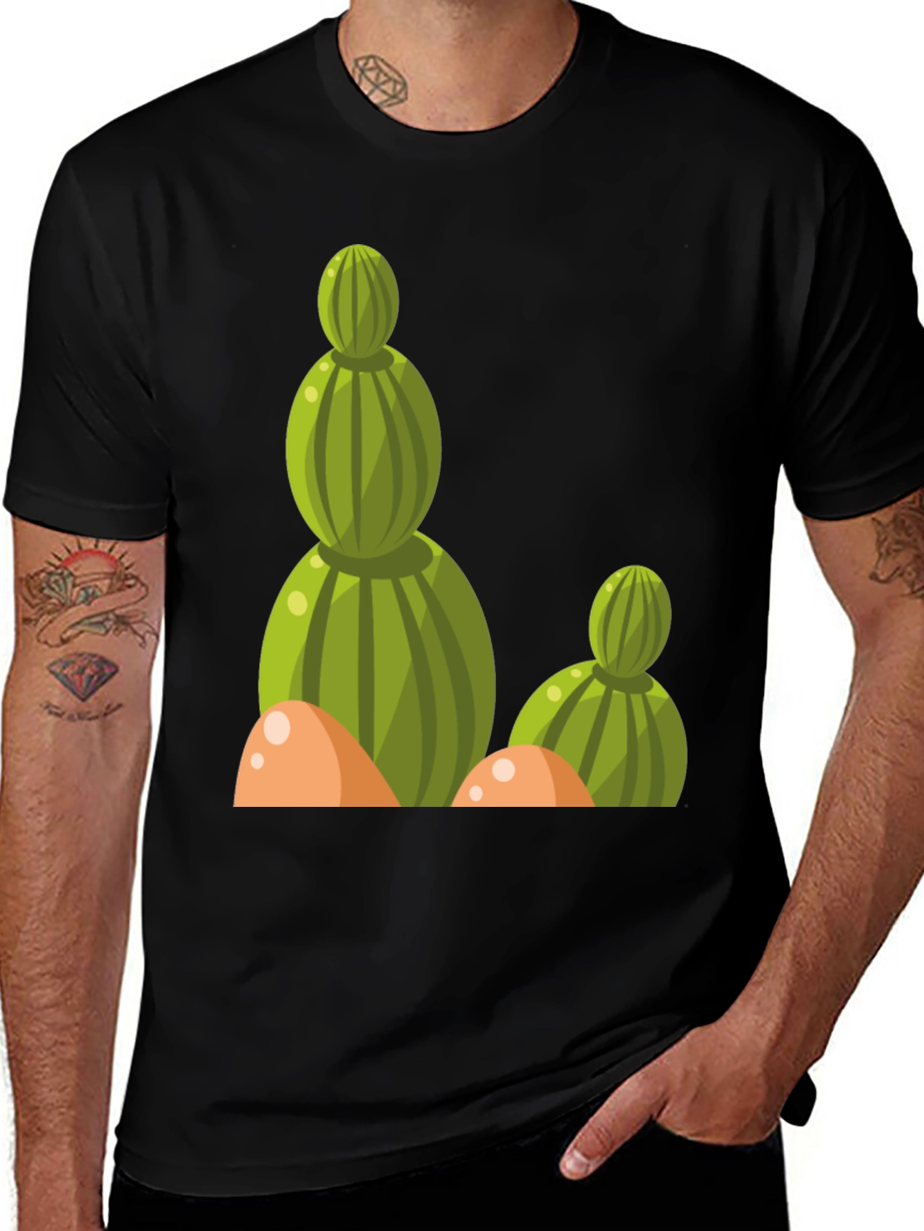 Cactus Graphic T-Shirt - Desert Style Tee