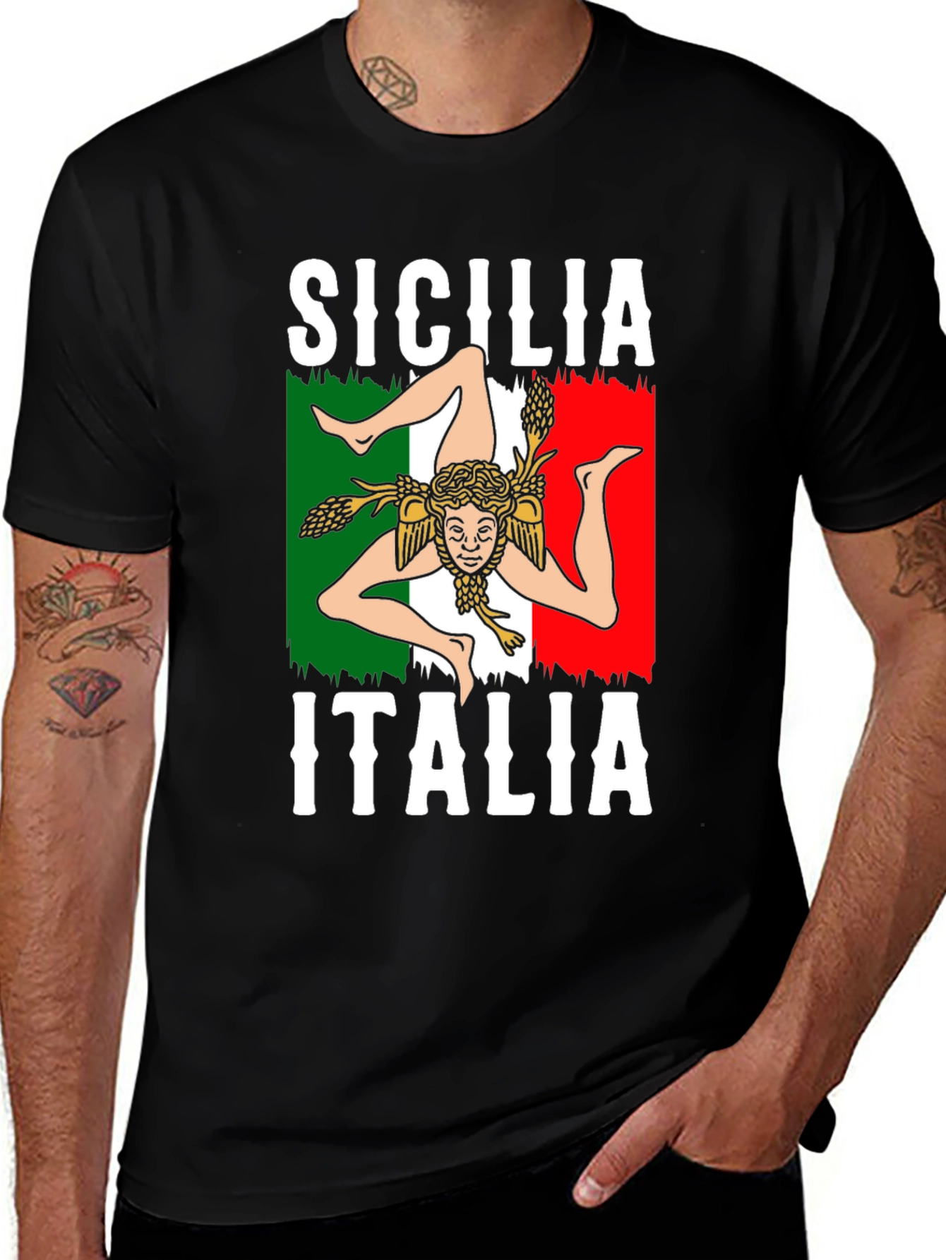 Sicilia Italia T-Shirt - Italian Pride Tee
