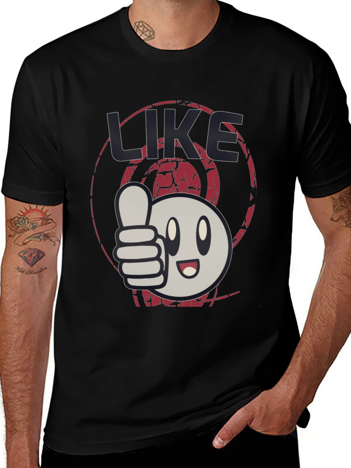 Like Emoji Graphic Tee - Cool & Trendy