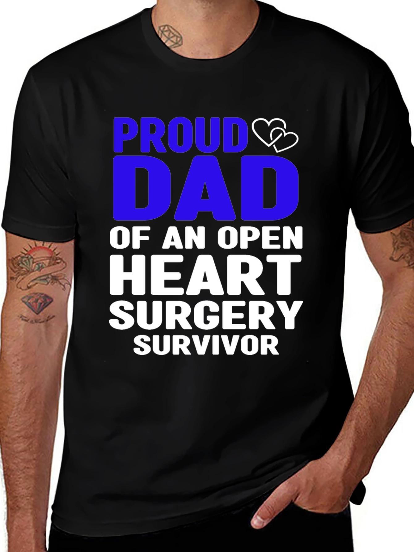 Proud Dad Open Heart Surgery Survivor T-Shirt