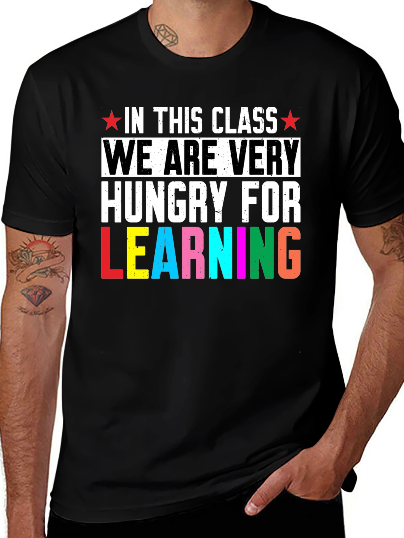 Variant 15 of Hungry for Learning T-Shirt