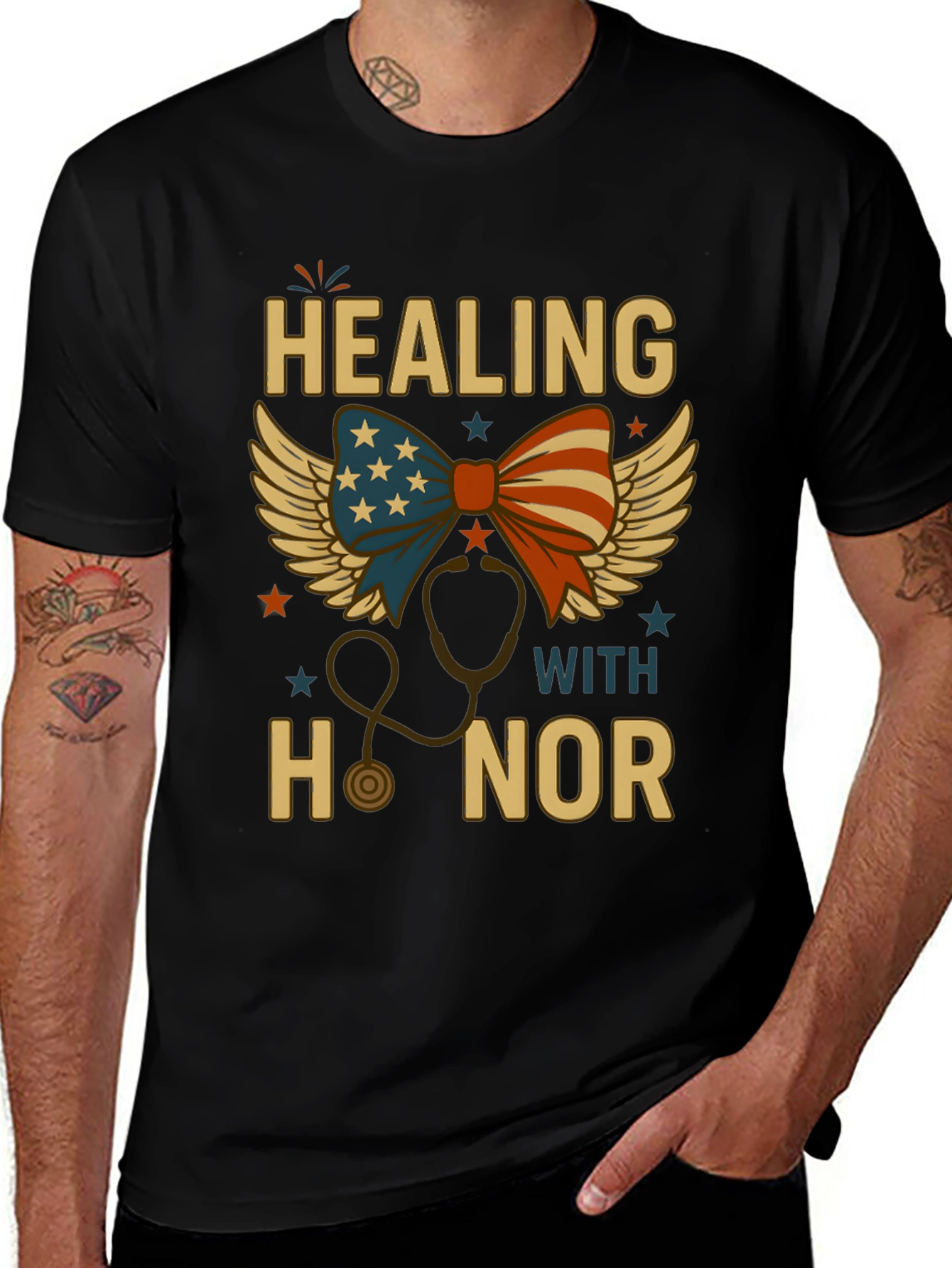 Variant 17 of Healing with Honor T-Shirt
