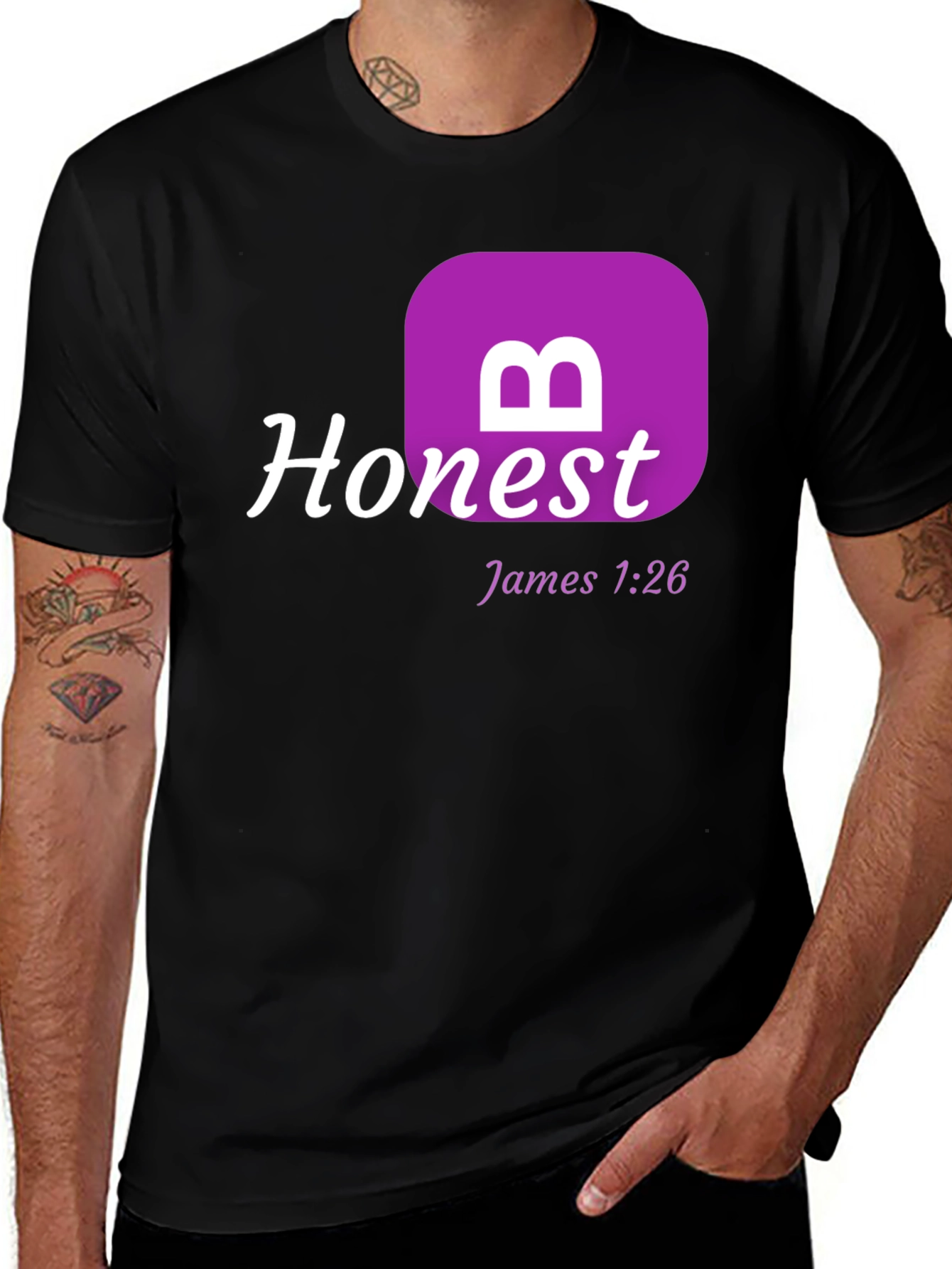 Honest James 1:26 T-Shirt