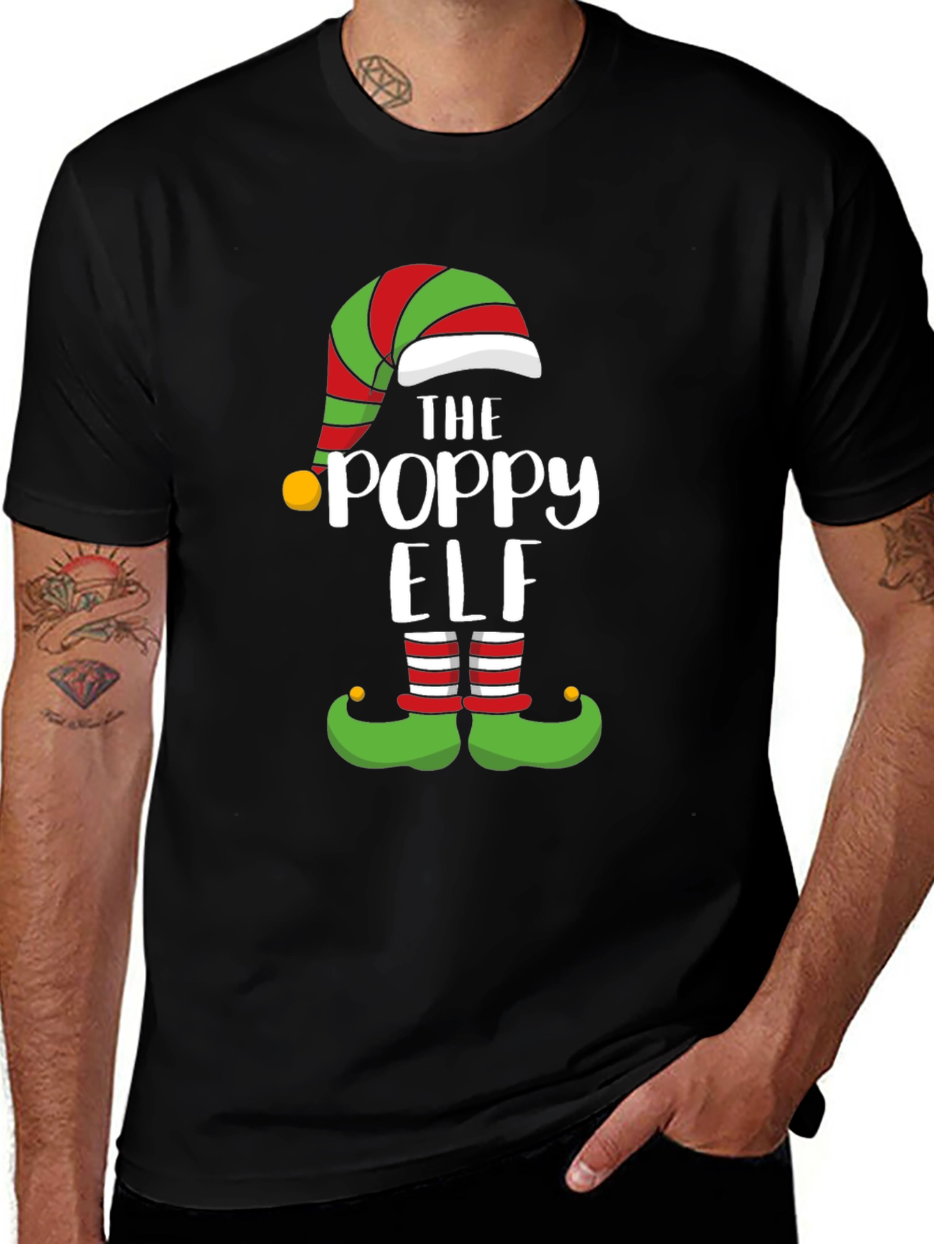 The Poppy Elf Christmas T-Shirt - Holiday Festive Wear