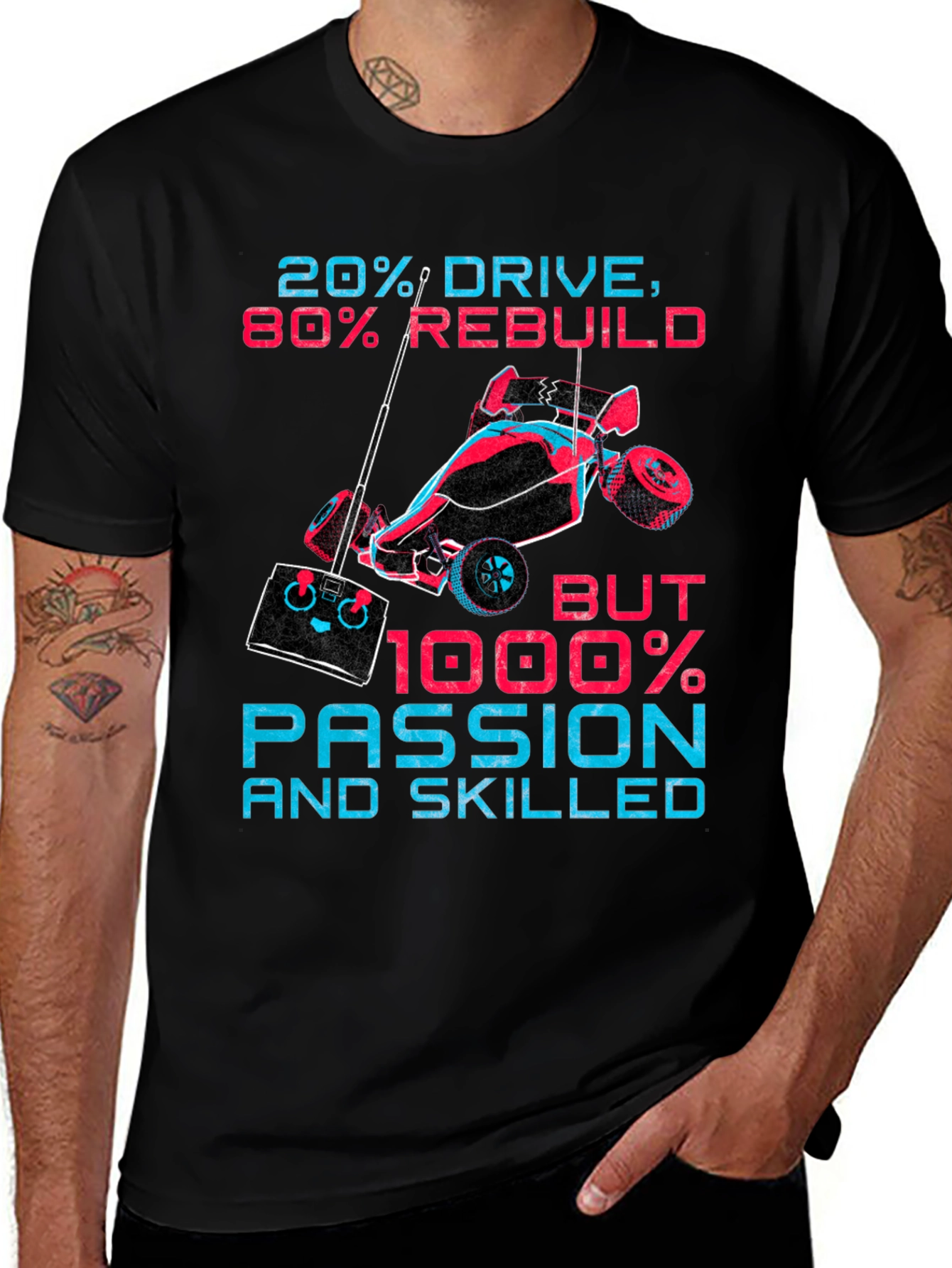20% Drive 80% Rebuild RC Car T-Shirt