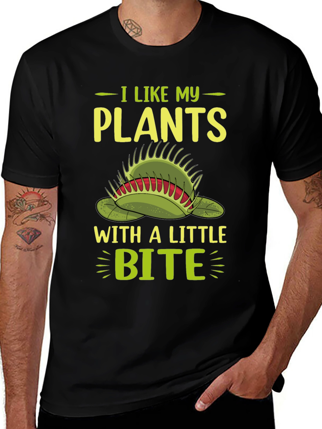 Variant 27 of I Like My Plants With a Little Bite T-Shirt