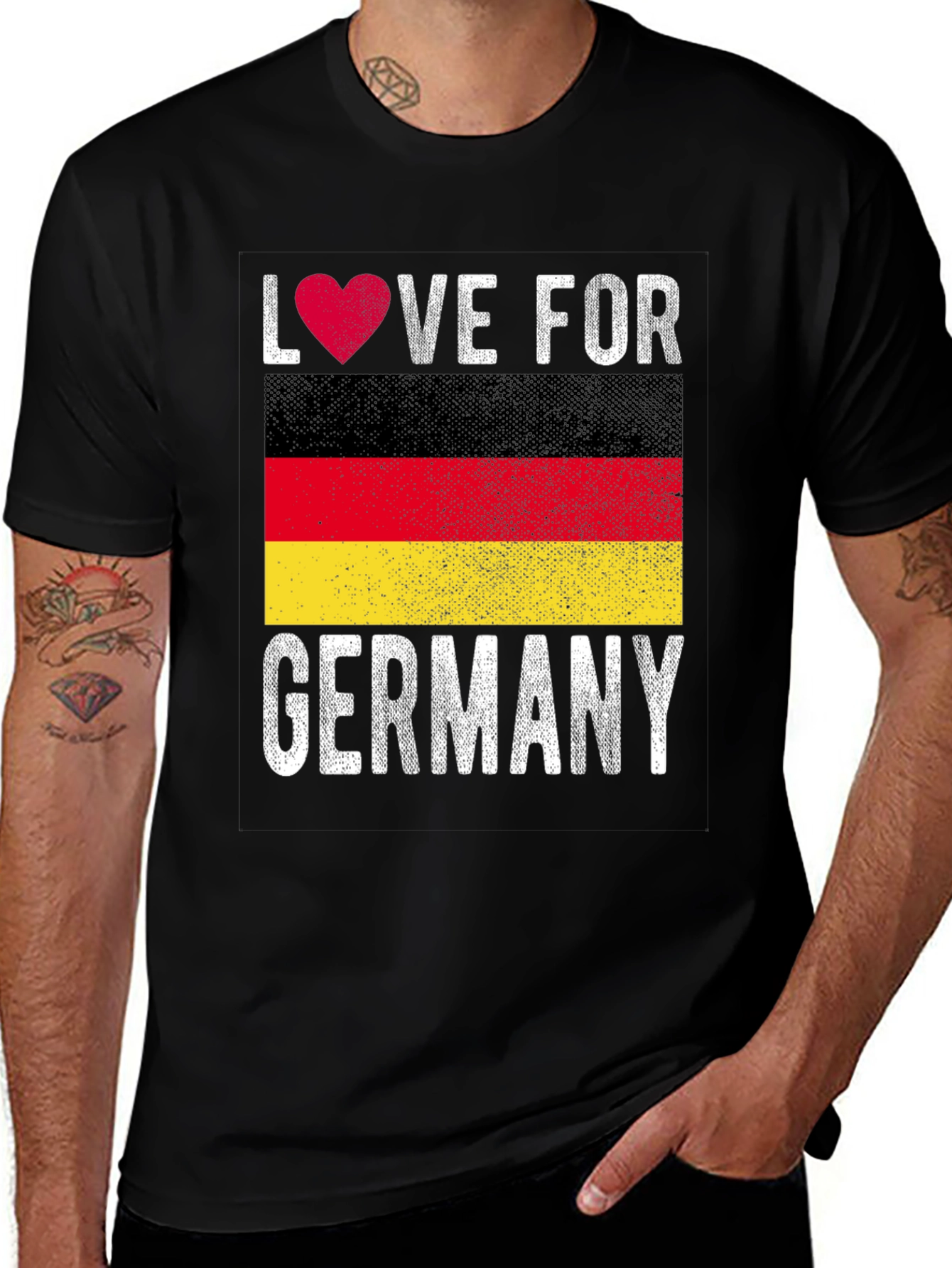 Love for Germany T-Shirt - German Flag Pride Tee
