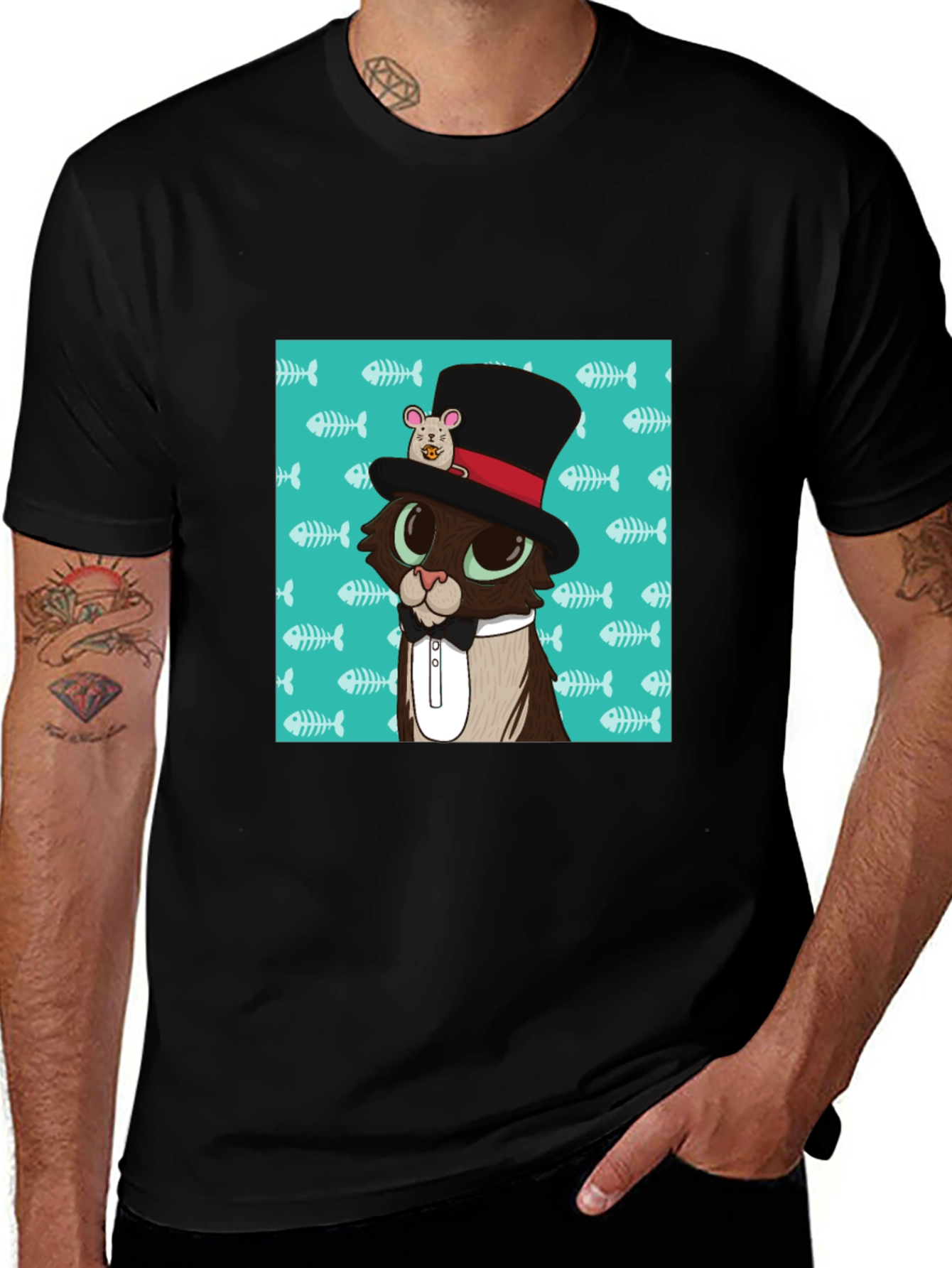 Variant 22 of Cat in Hat T-Shirt