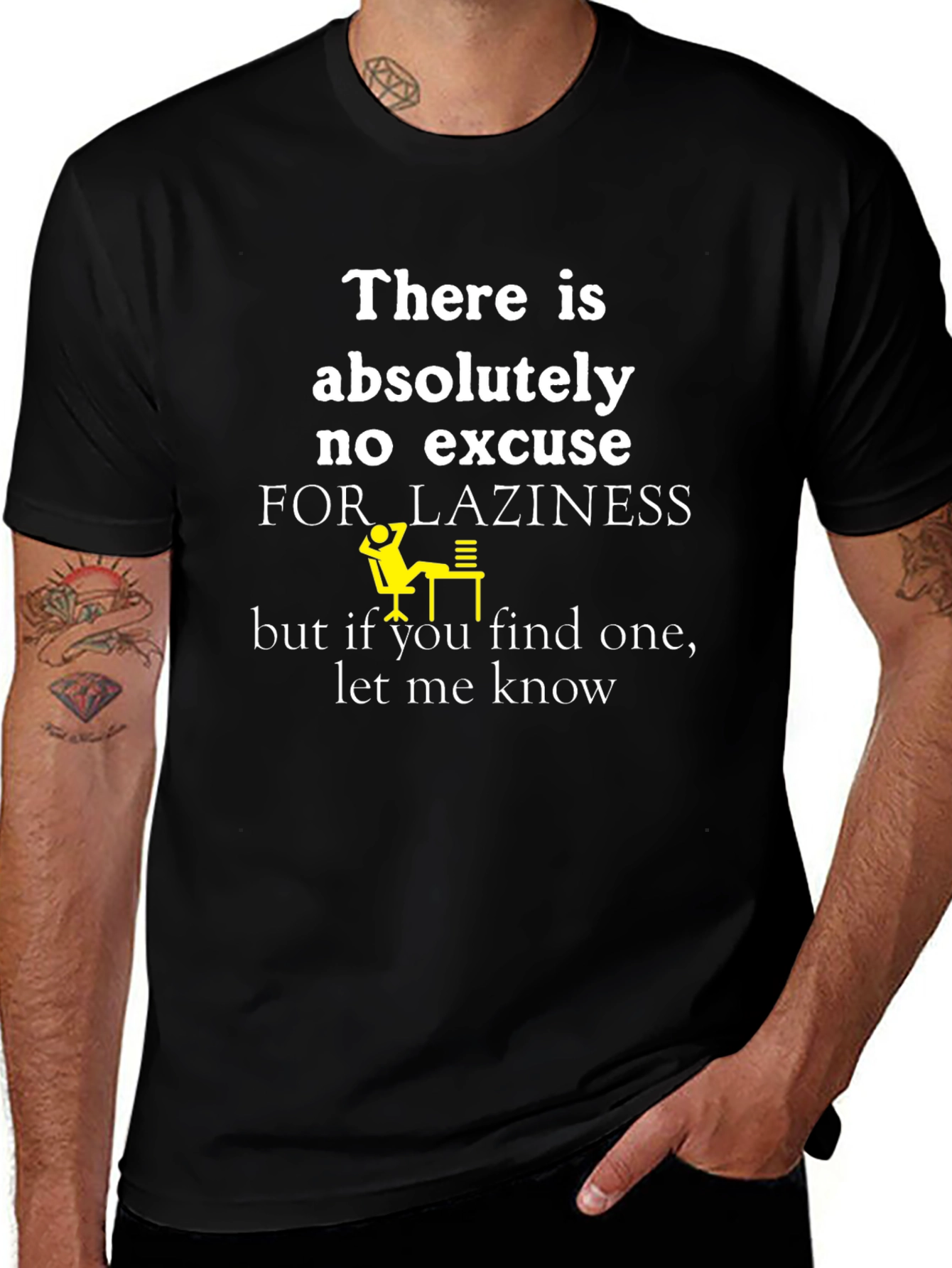 Variant 15 of Funny Laziness Excuses T-Shirt