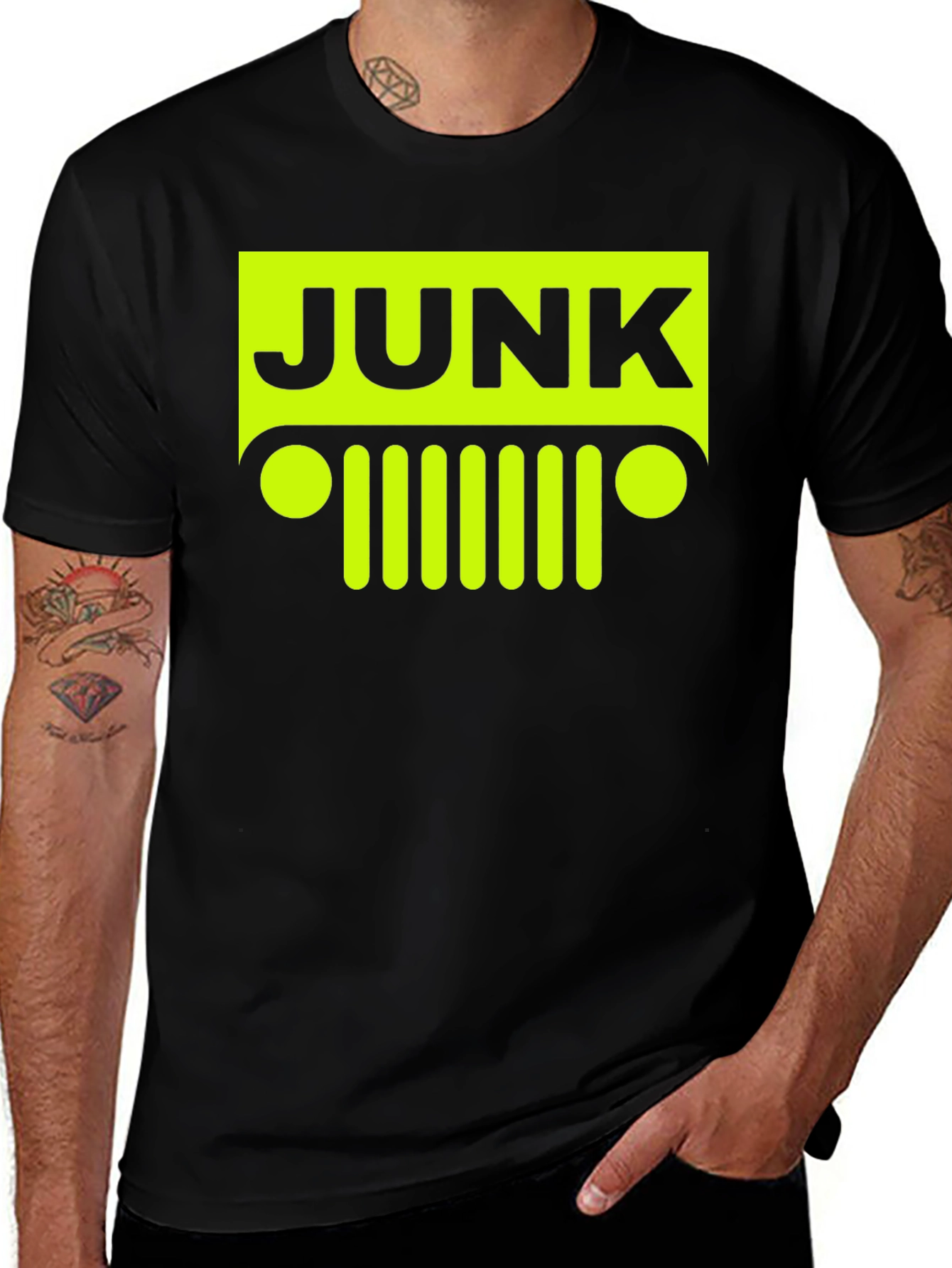 Variant 27 of JUNK Jeep Graphic Tee - Off Road Enthusiast T-Shirt