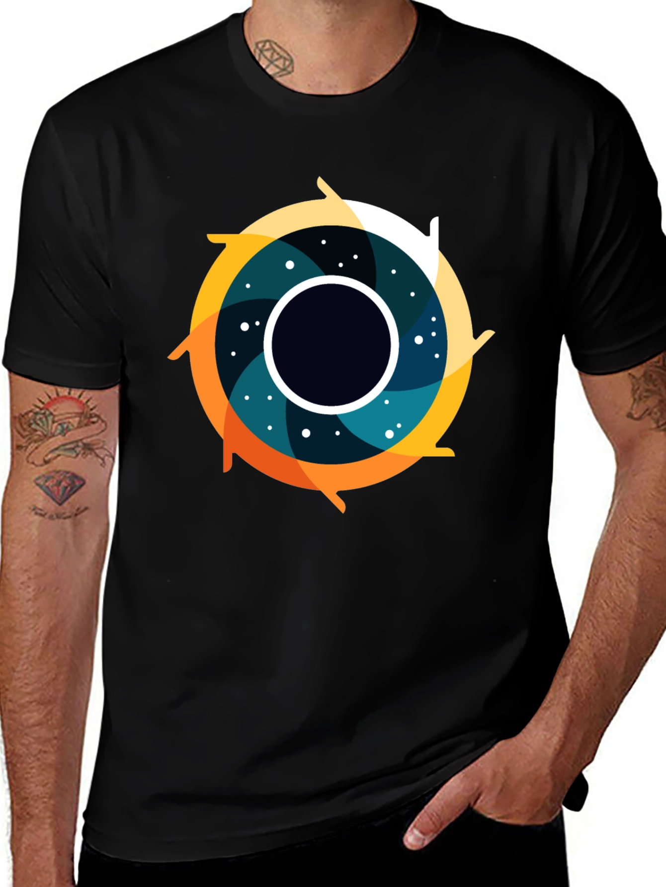 Variant 20 of Cosmic Eye T-Shirt - Stylish Galaxy Design