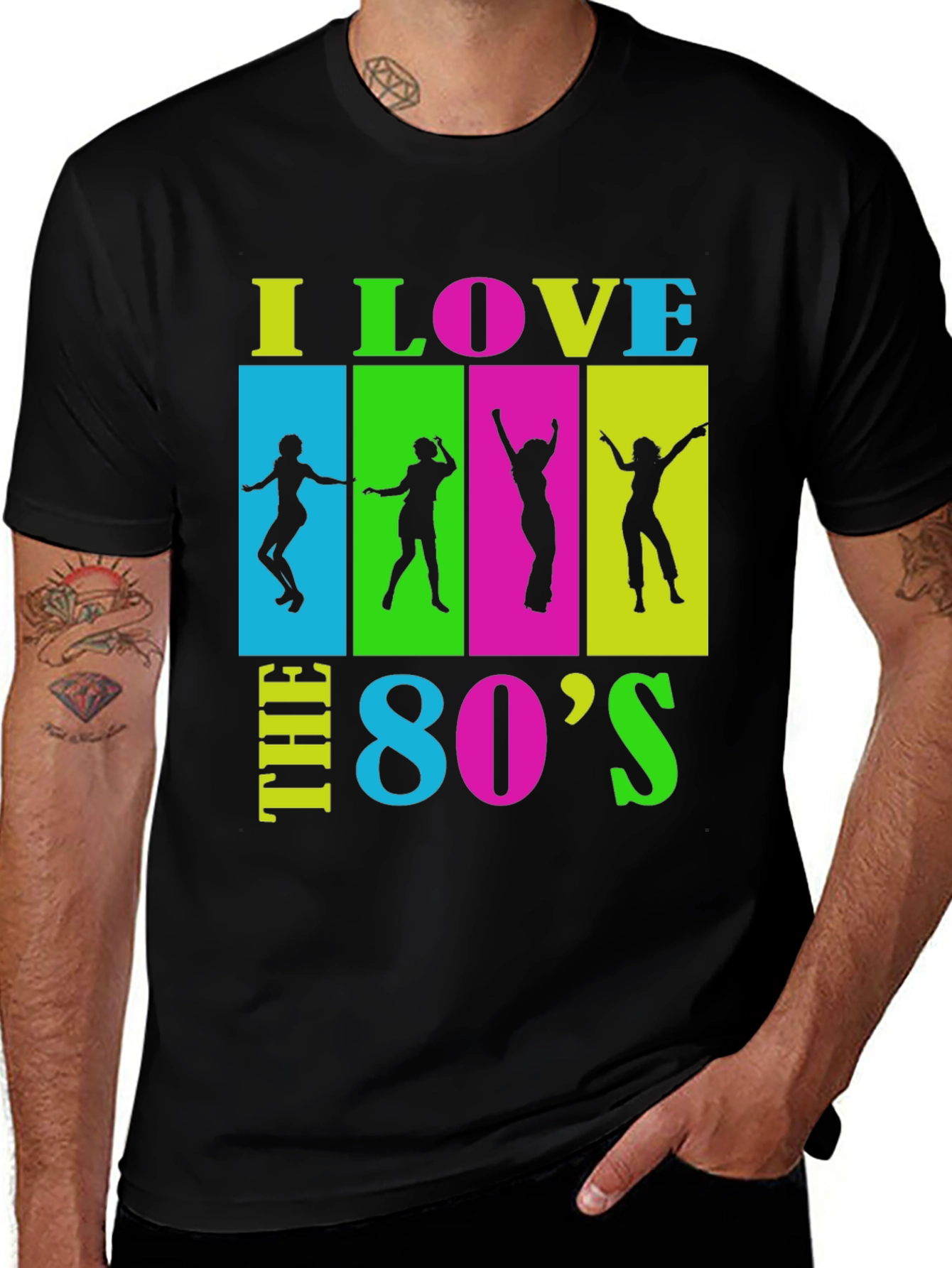 I Love the 80s Retro Graphic T-Shirt