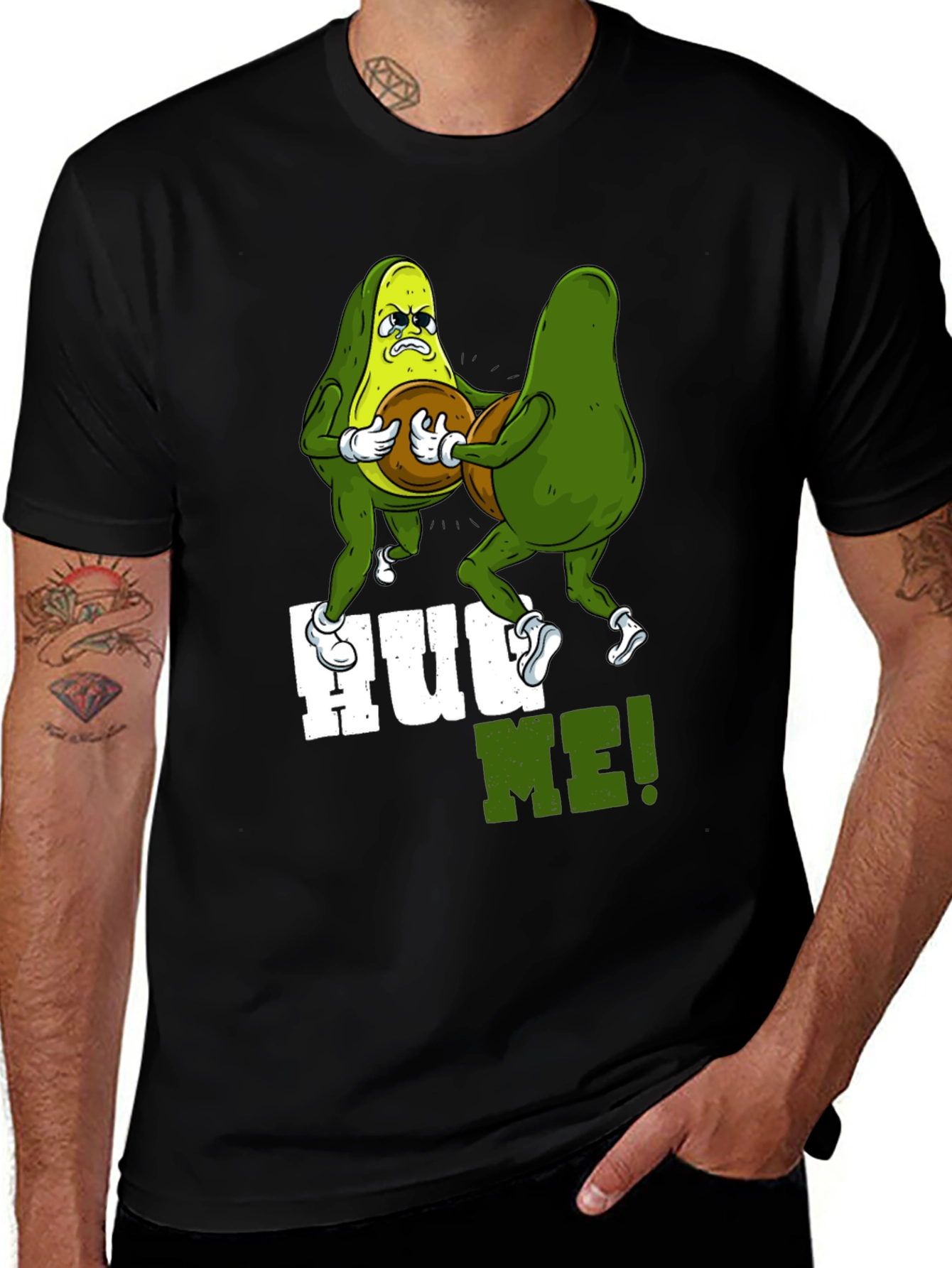 Variant 25 of Funny Avocado Hug Me T-Shirt