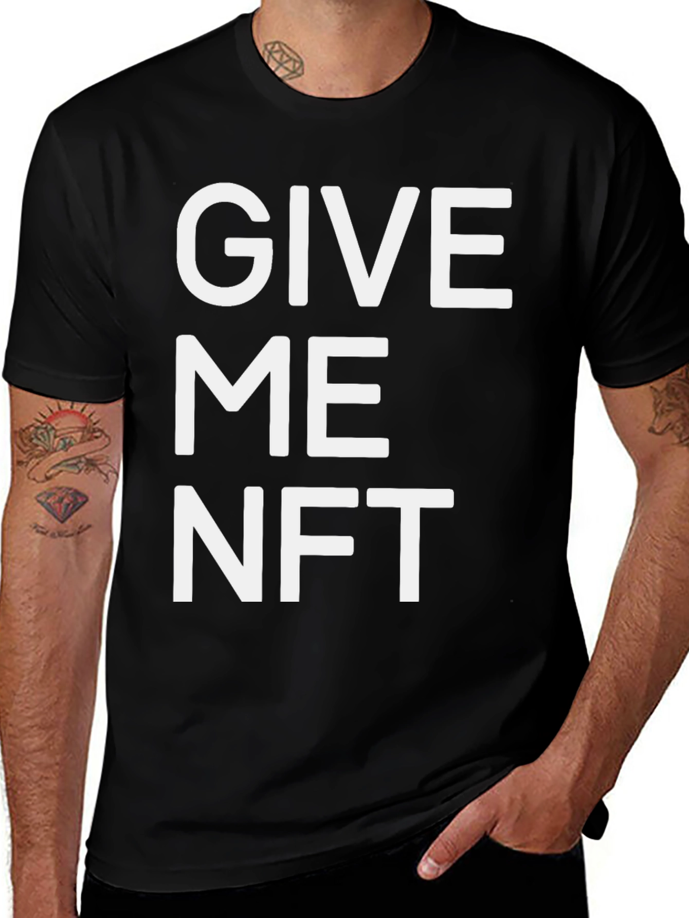 Give Me NFT Black T-Shirt