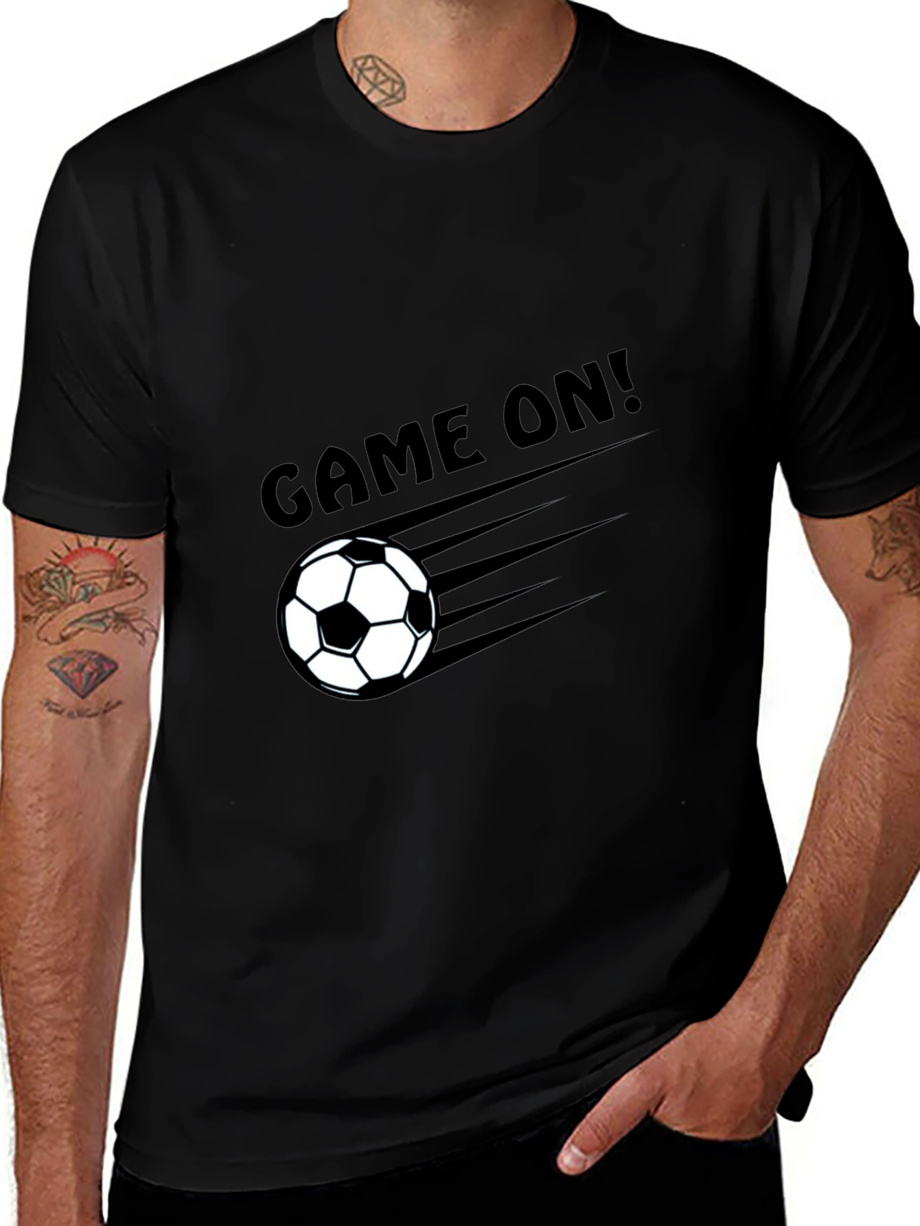 Variant 10 of Game On! Graphic Tee - Black