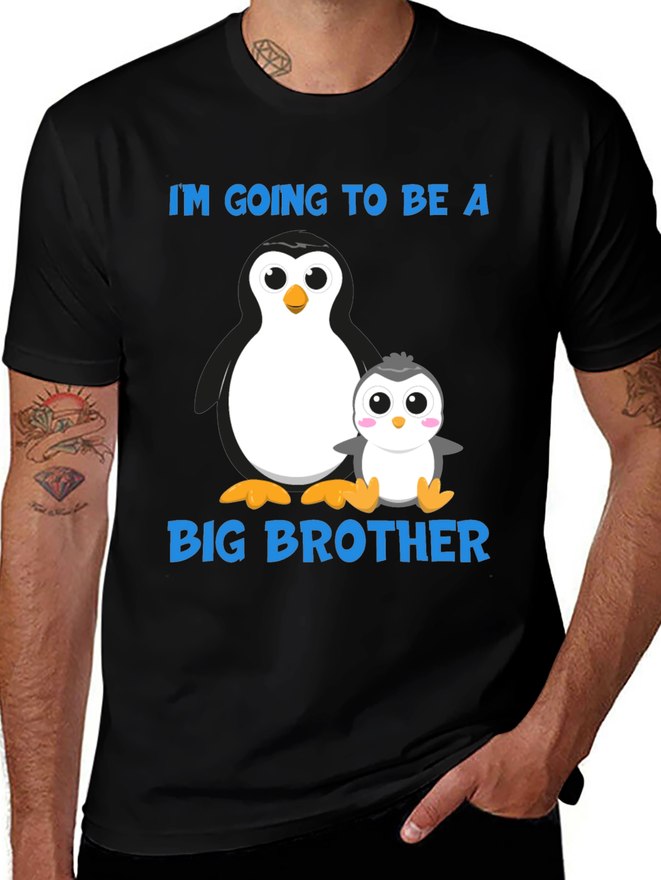 I'm Going to Be a Big Brother T-Shirt Penguin