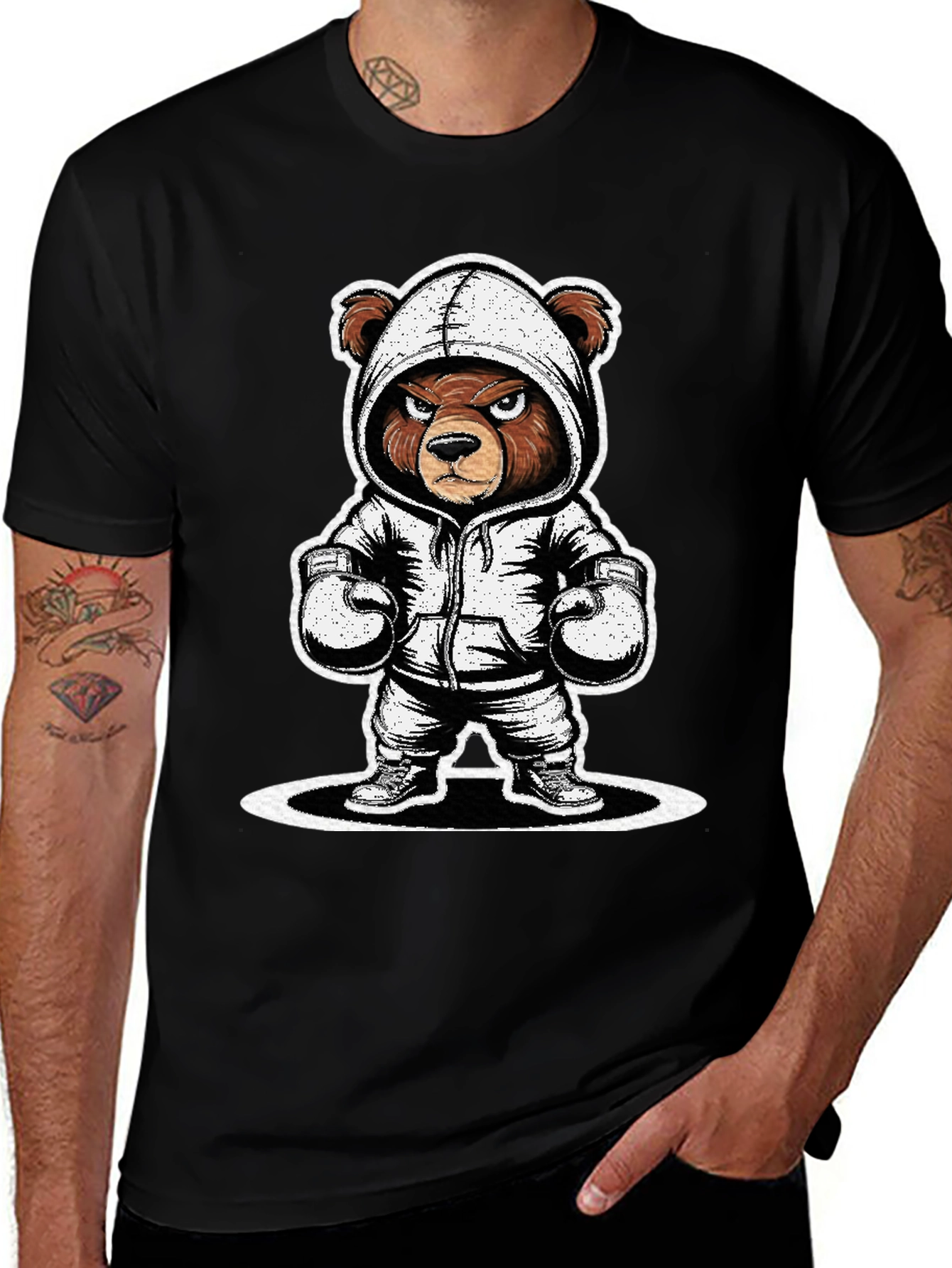 Variant 23 of Bear Boxer Graphic T-Shirt