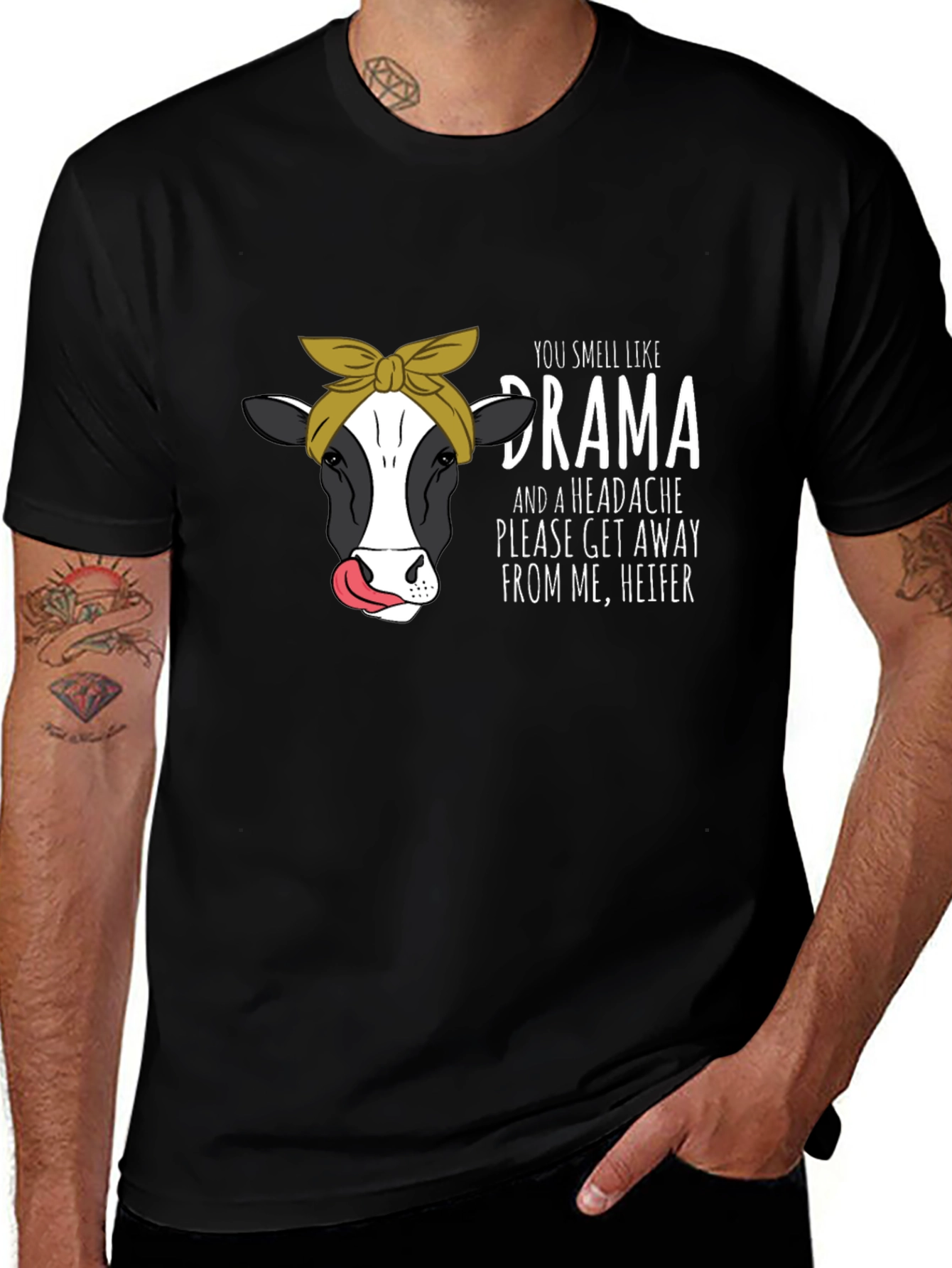 Variant 5 of Drama Heifer T-Shirt
