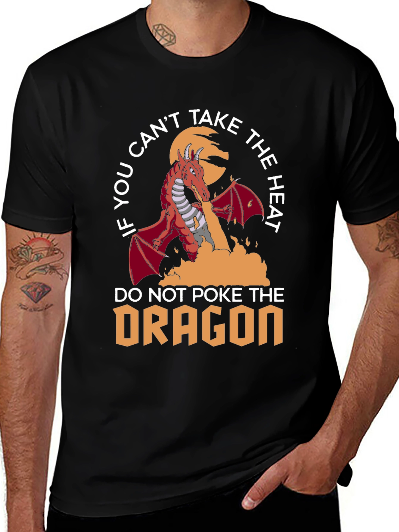 Dragon Heat T-Shirt: Funny Graphic Tee