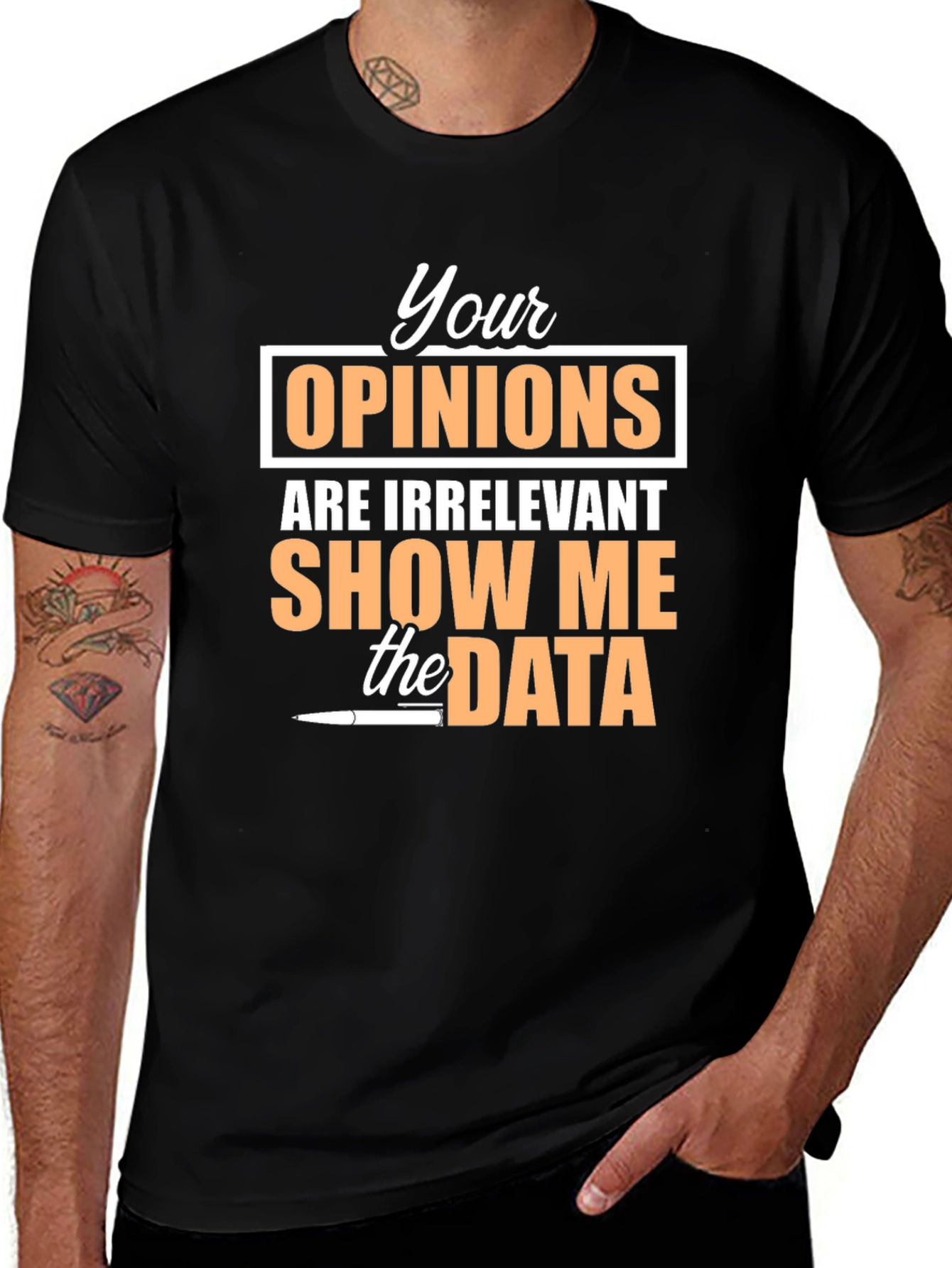 Variant 16 of Data Driven Black T-Shirt