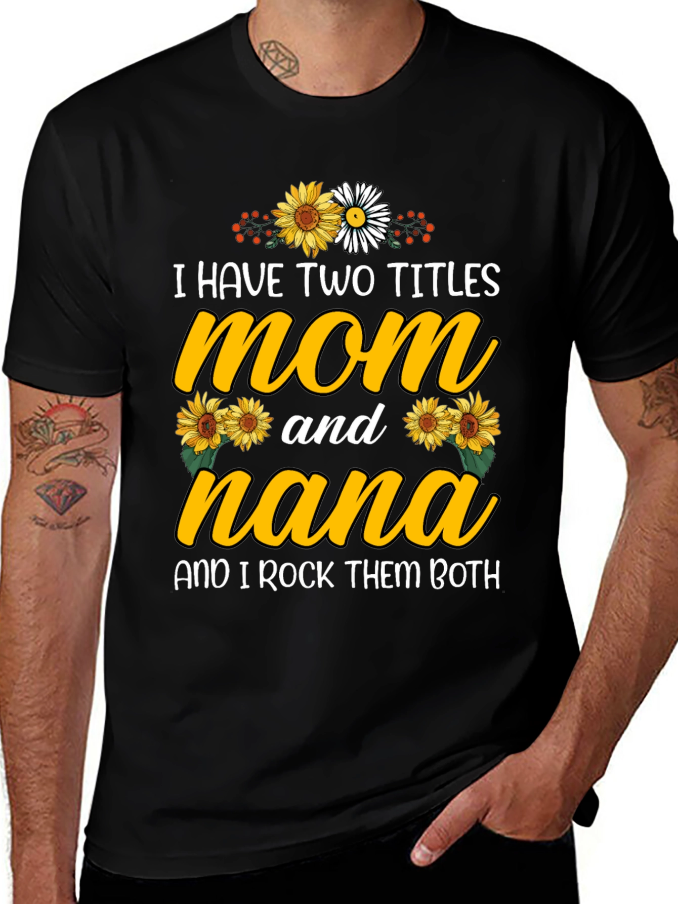 Variant 21 of Mom and Nana Graphic T-Shirt