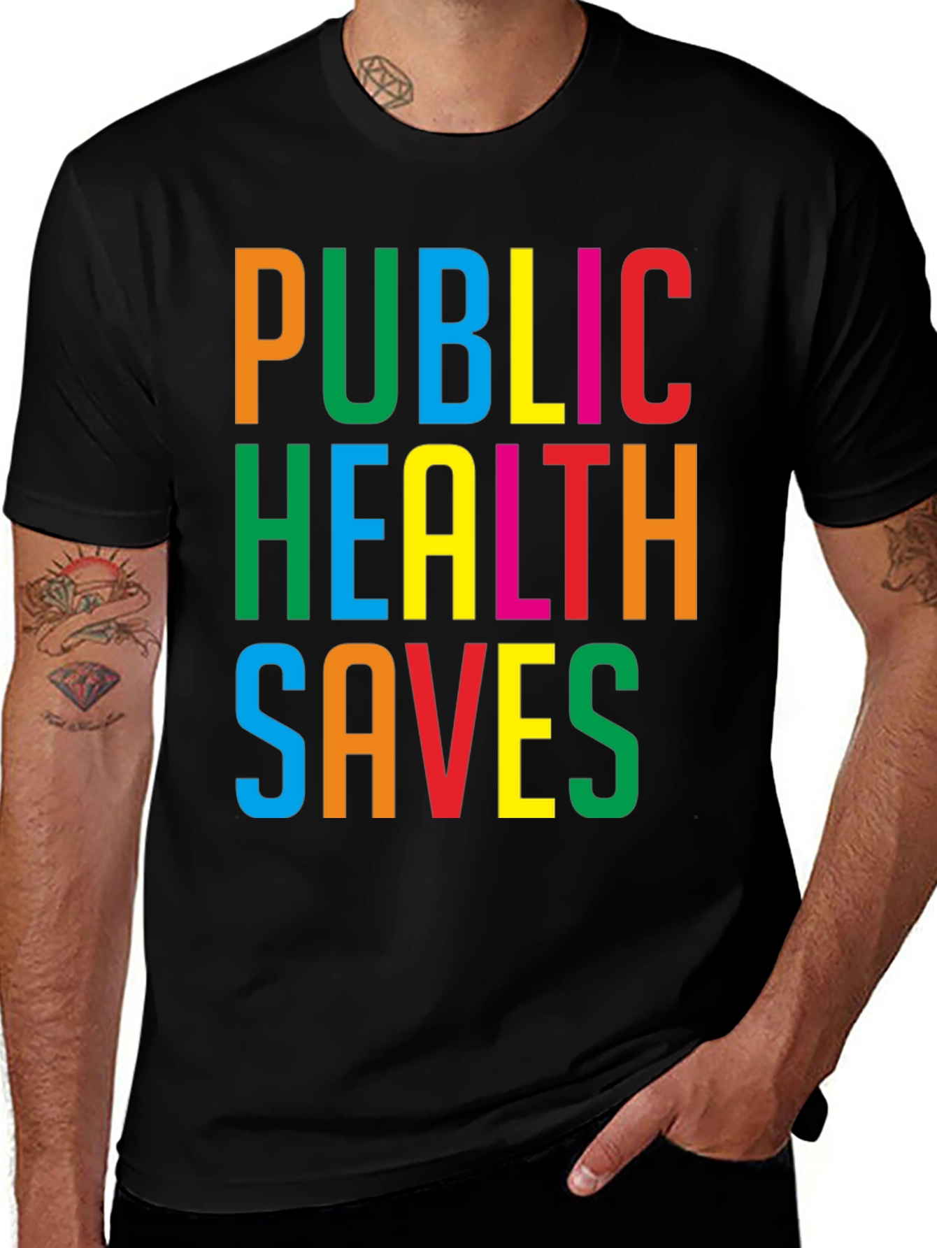 Public Health Saves Graphic T-Shirt