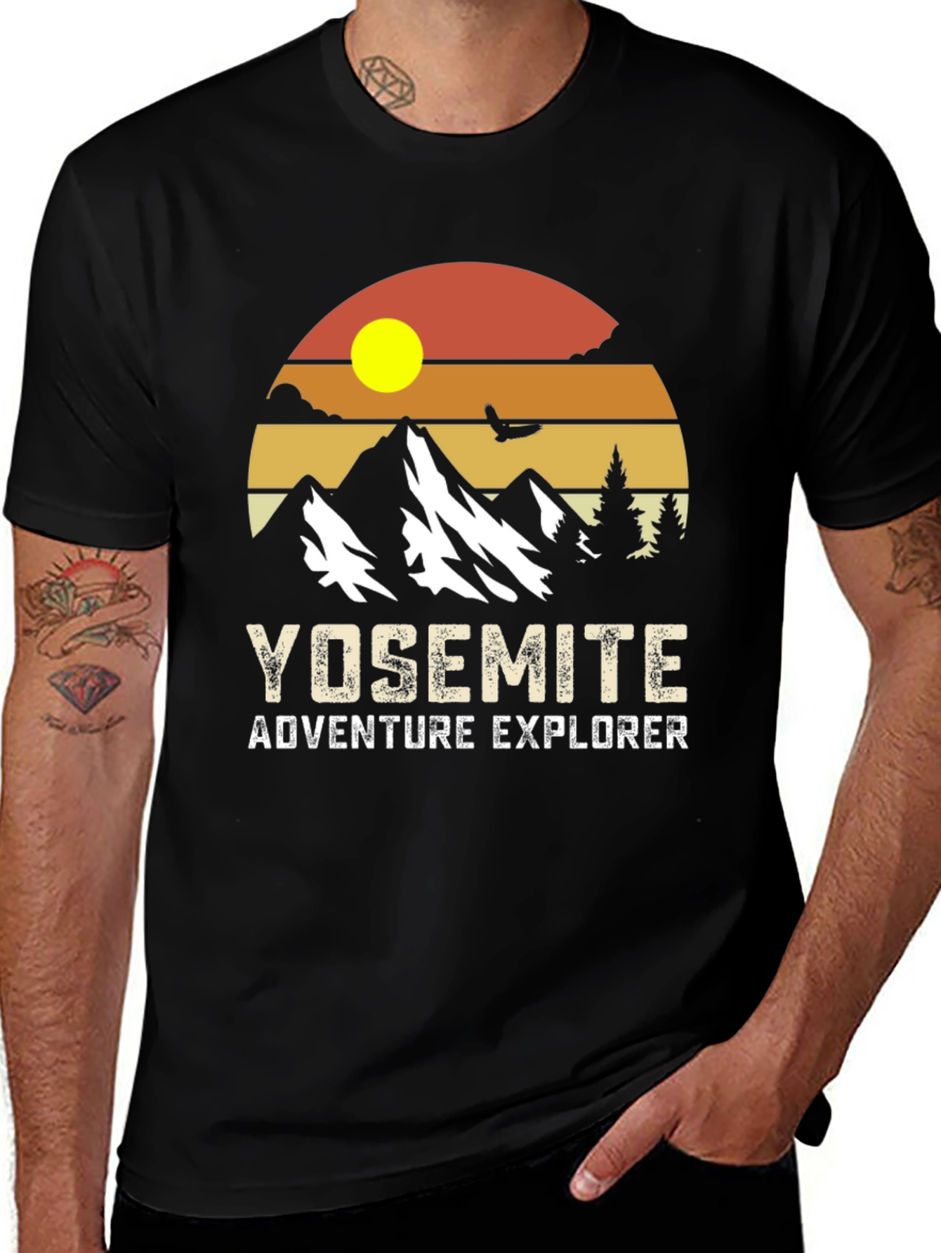 Variant 17 of Yosemite Adventure Explorer Graphic Tee