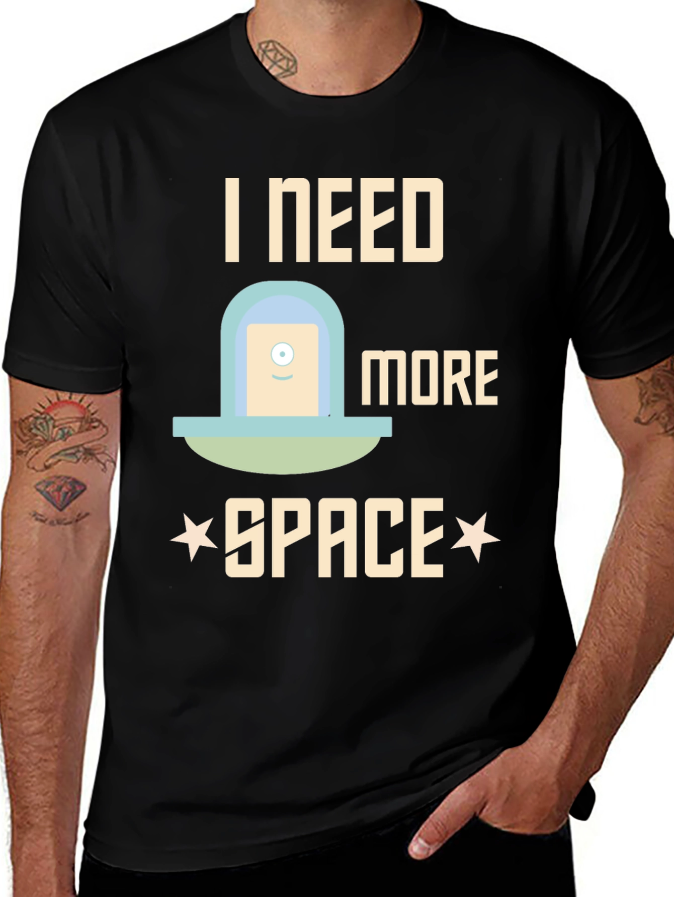 Variant 18 of I Need More Space Graphic T-Shirt