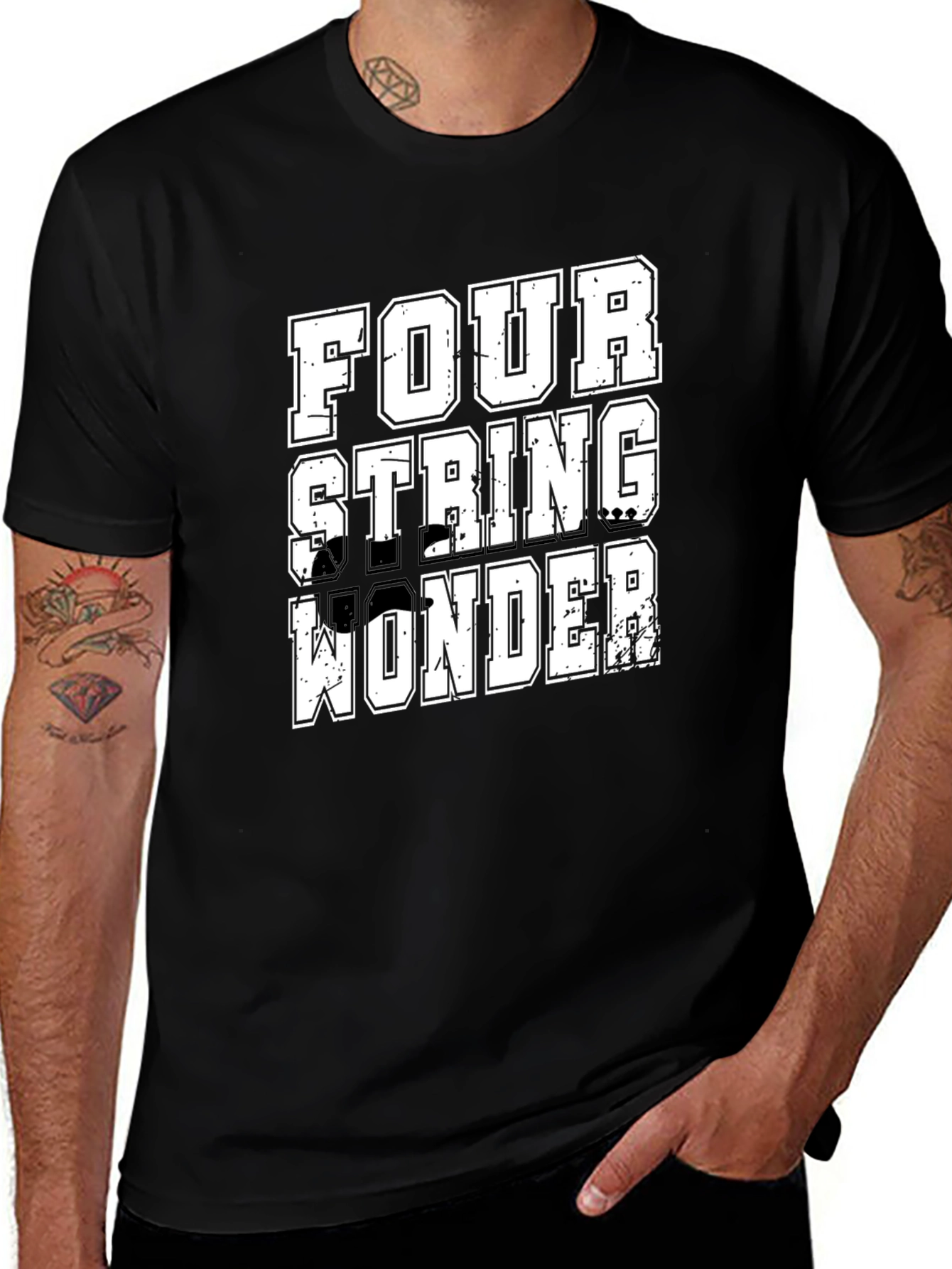 Variant 15 of Four String Wonder Graphic T-Shirt